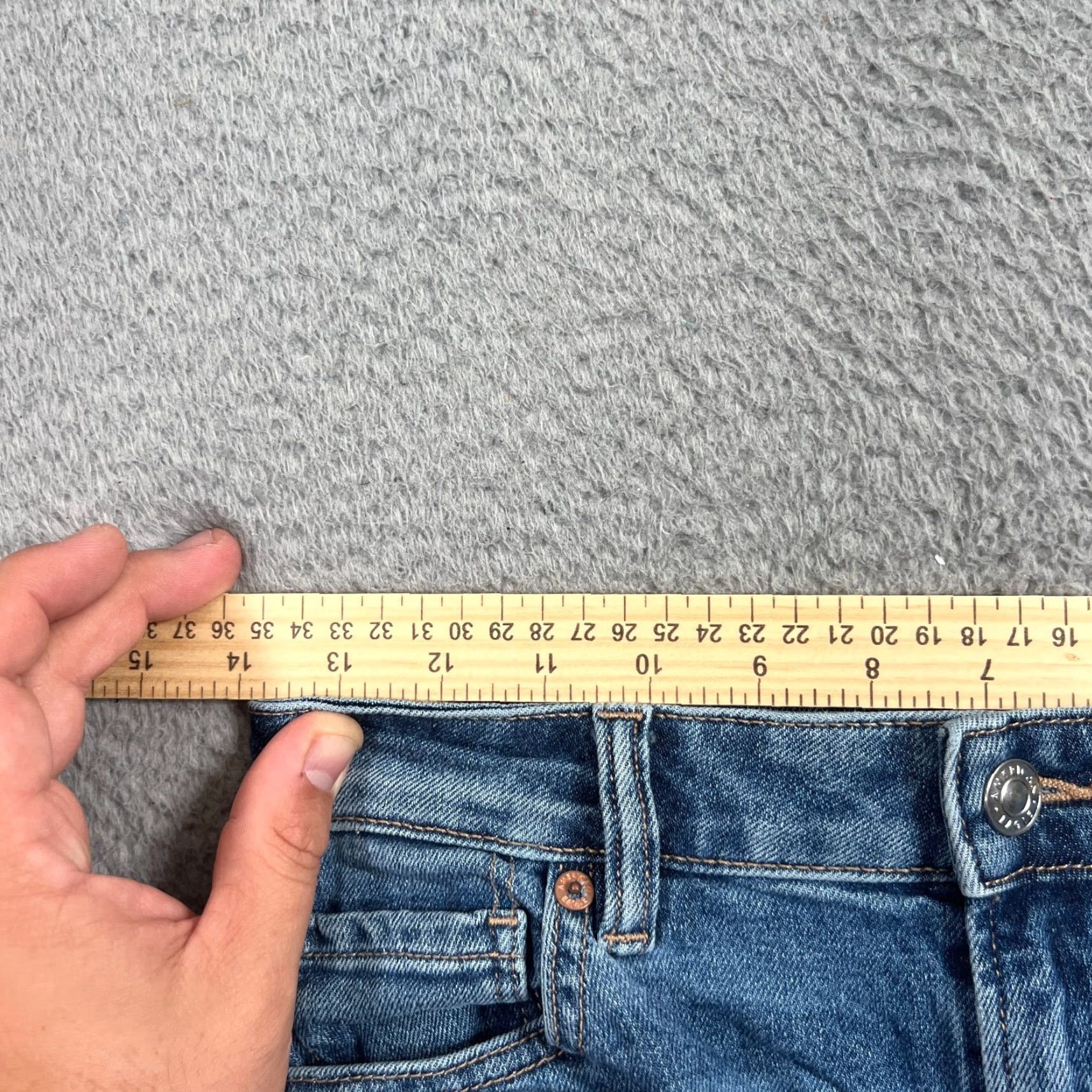American Eagle Outfitters American Eagle Outfitters Jeans 0 Regular Washed Stretch Denim Mom Jean Womens Blue Cotton Polyester Spandex Item: 0? Size 25" / US 0 / IT 36 - 4 Thumbnail