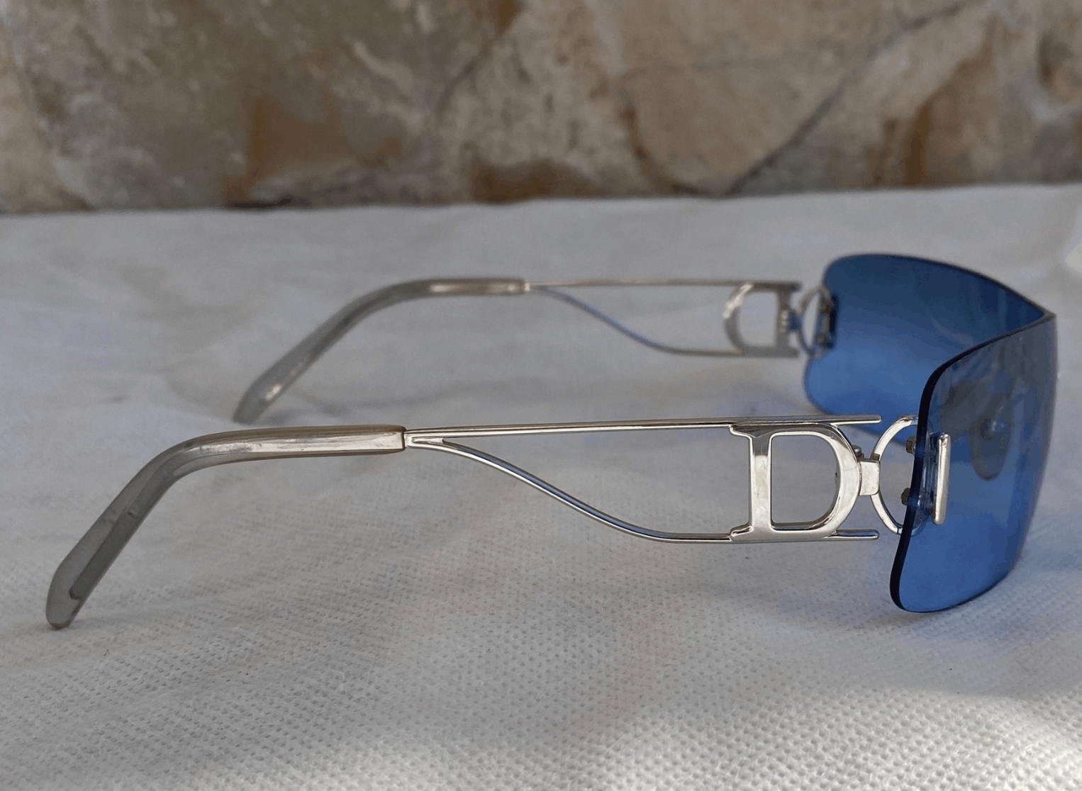 Dior Dior Sunglasses Miss Diorella Mask Shield Sport Bike Vintage Size ONE SIZE - 4 Thumbnail