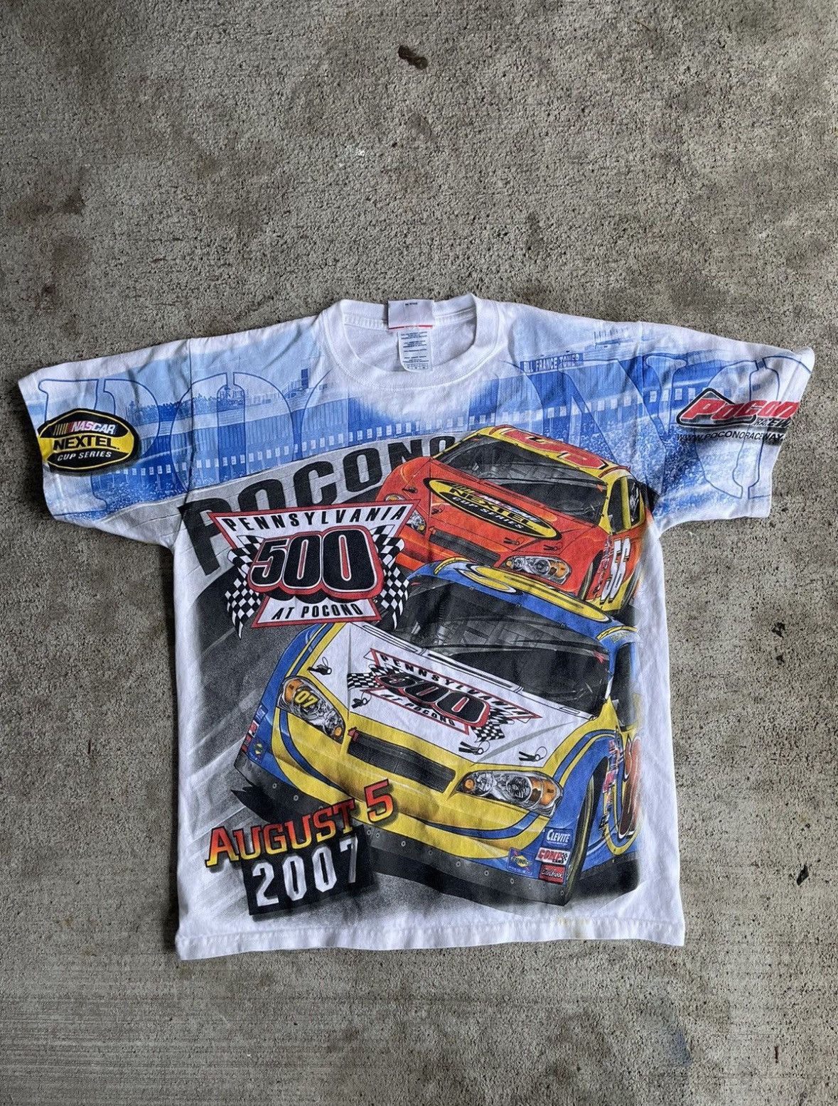 Chase Authentics × Vintage 2007 Nascar Pennsylvania 500 Vintage Tee Size US M / EU 48-50 / 2 - 1 Thumbnail