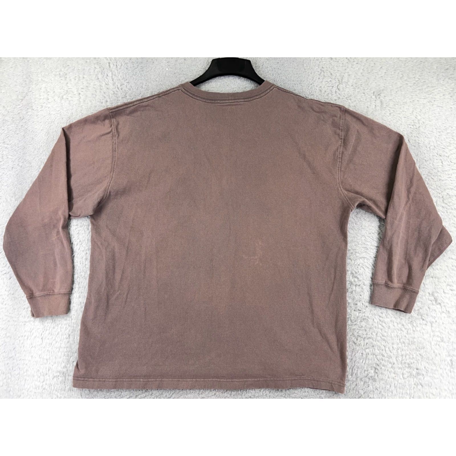 Carhartt Carhartt Shirt Men XL Red Long Sleeve Crew Neck Pocket Workwear Size US XL / EU 56 / 4 - 2 Thumbnail