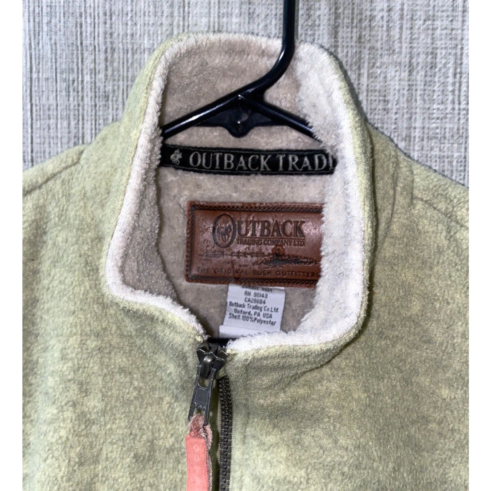 Vintage Outback Vest Full Zip Fleece Lined Green Women’s Summit SSM? Size S / US 4 / IT 40 - 4 Thumbnail