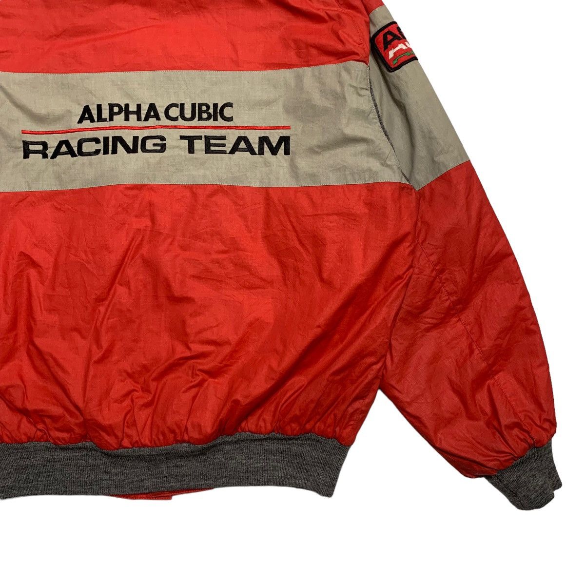 Japanese Brand Vintage Alpha Cubic Racing Team Motorcycle Jacket Size US L / EU 52-54 / 3 - 8 Thumbnail