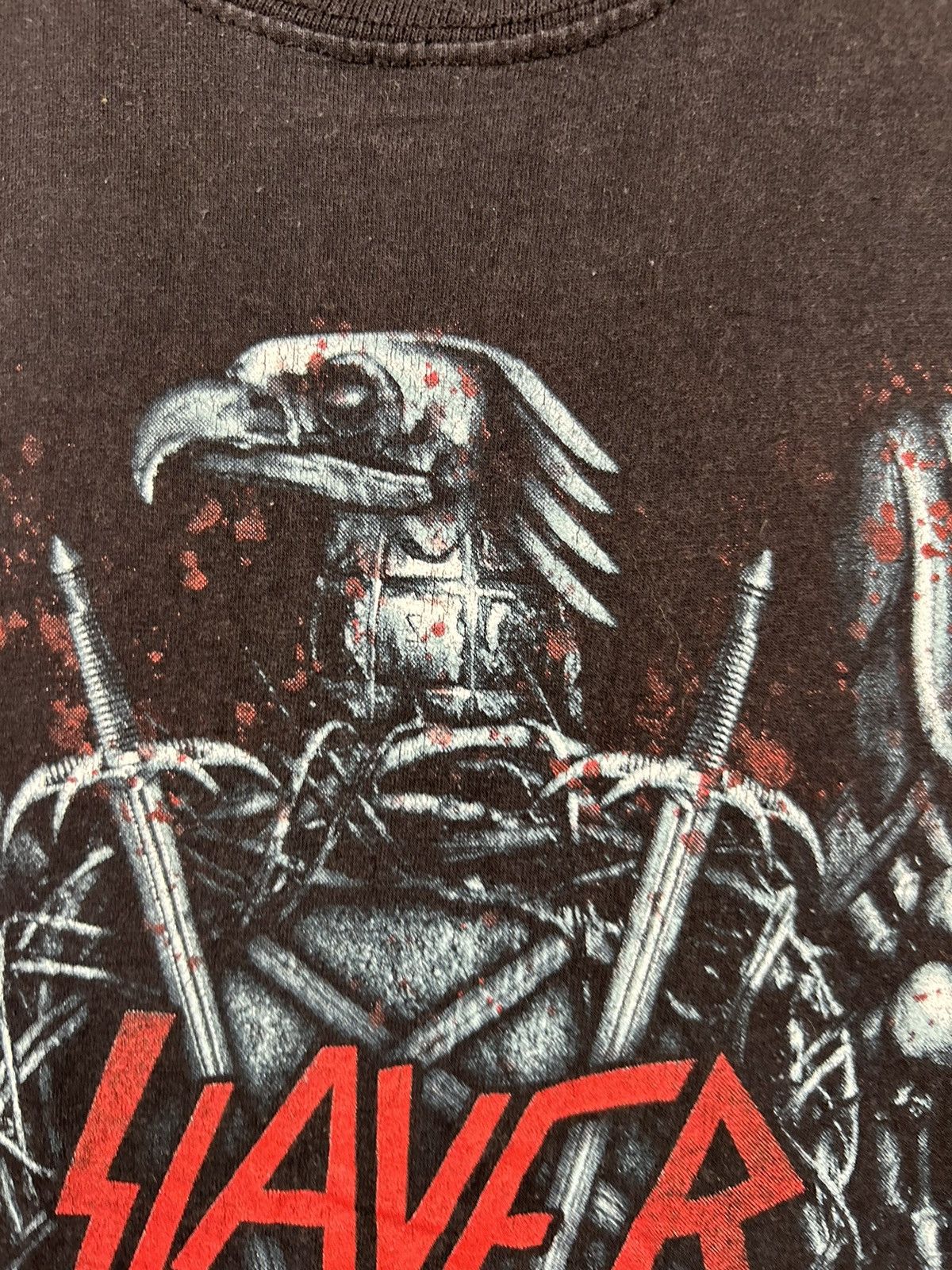 Band Tees Vintage 2013 Slayer Eagle Logo Band Tees Size US XXL / EU 58 / 5 - 10 Thumbnail