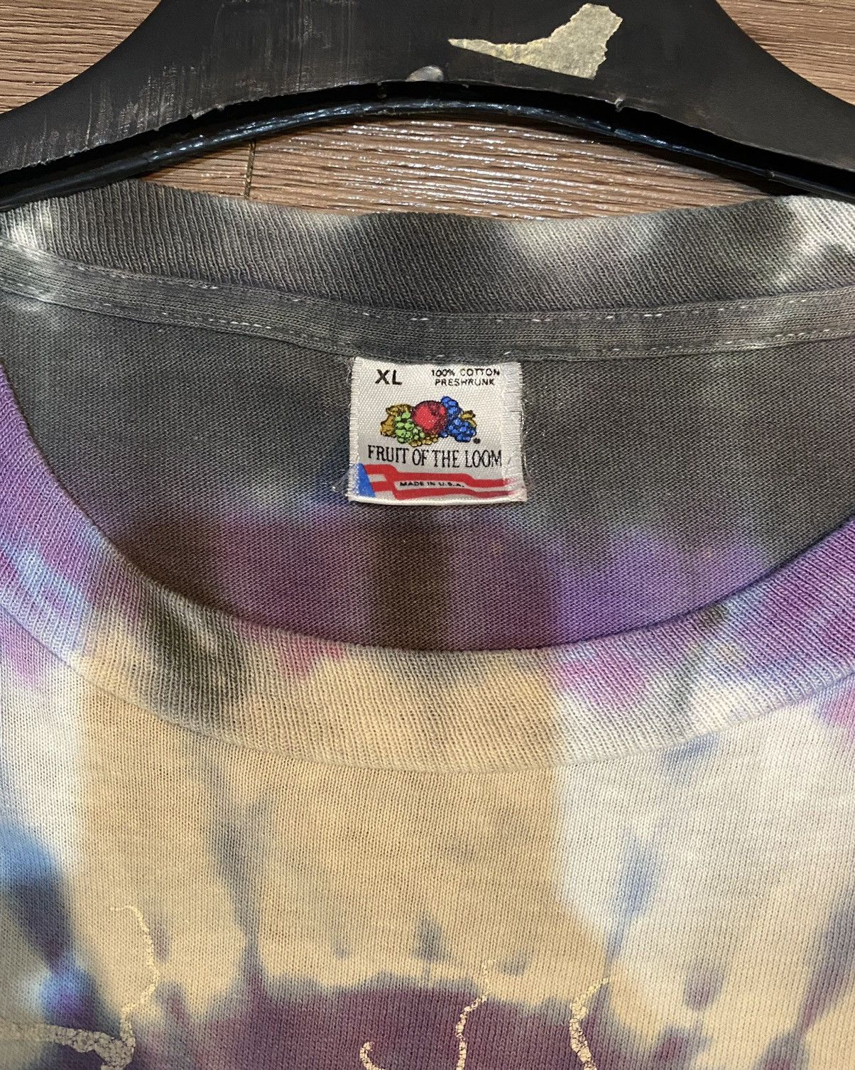 Fruit Of The Loom Tshirt Vintage Deep Purple 1991 Slaves And Masters Thunder Size US XL / EU 56 / 4 - 13 Thumbnail