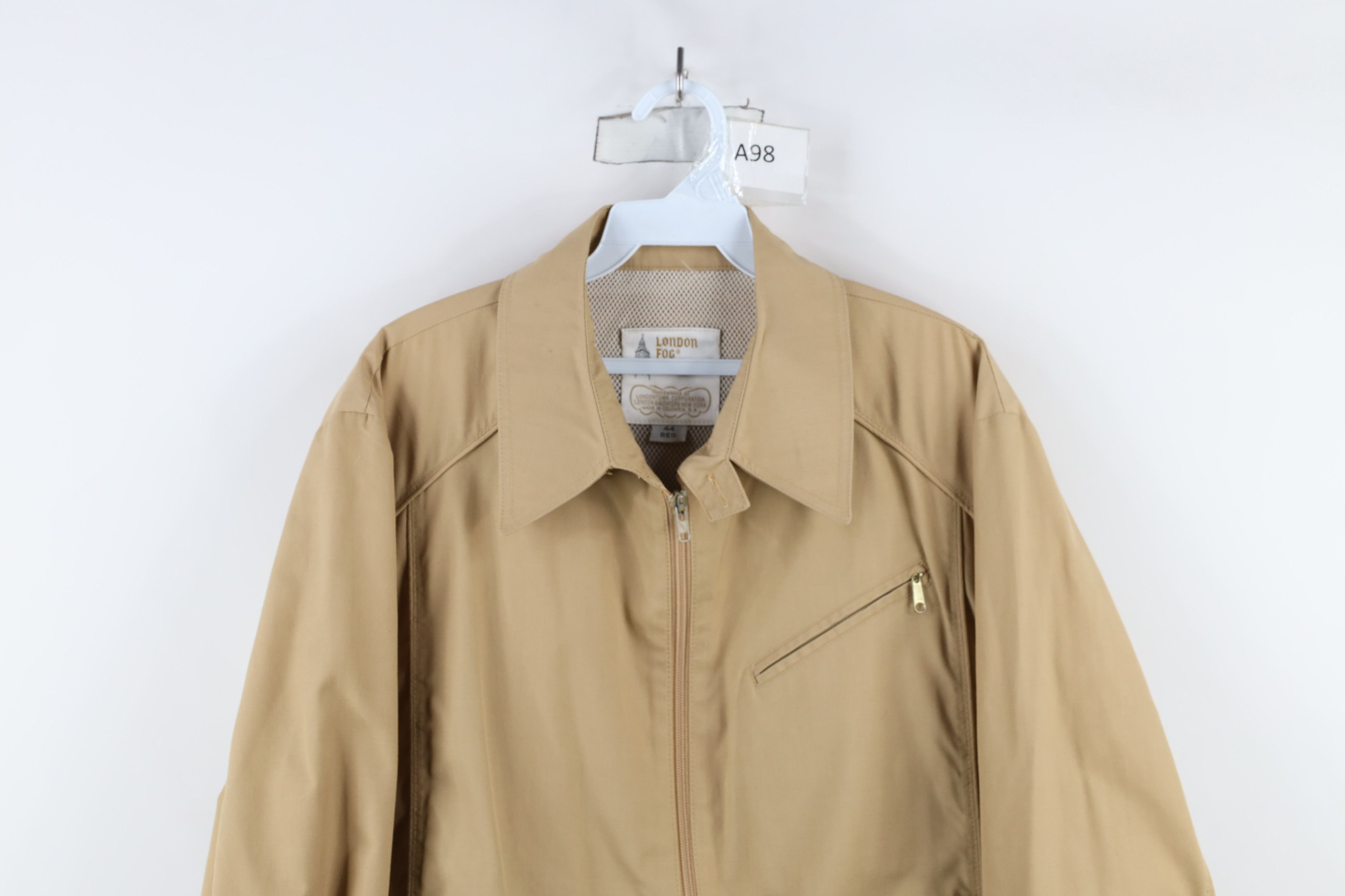 Vintage Vintage 70s Streetwear Full Zip Cafe Racer Bomber Jacket USA Size US XXL / EU 58 / 5 - 2 Thumbnail