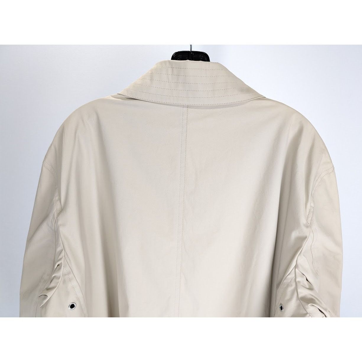 Bottega Veneta o1rshd1 Cotton Double Sided Trench Coated in Birch Size US L / EU 52-54 / 3 - 11 Thumbnail