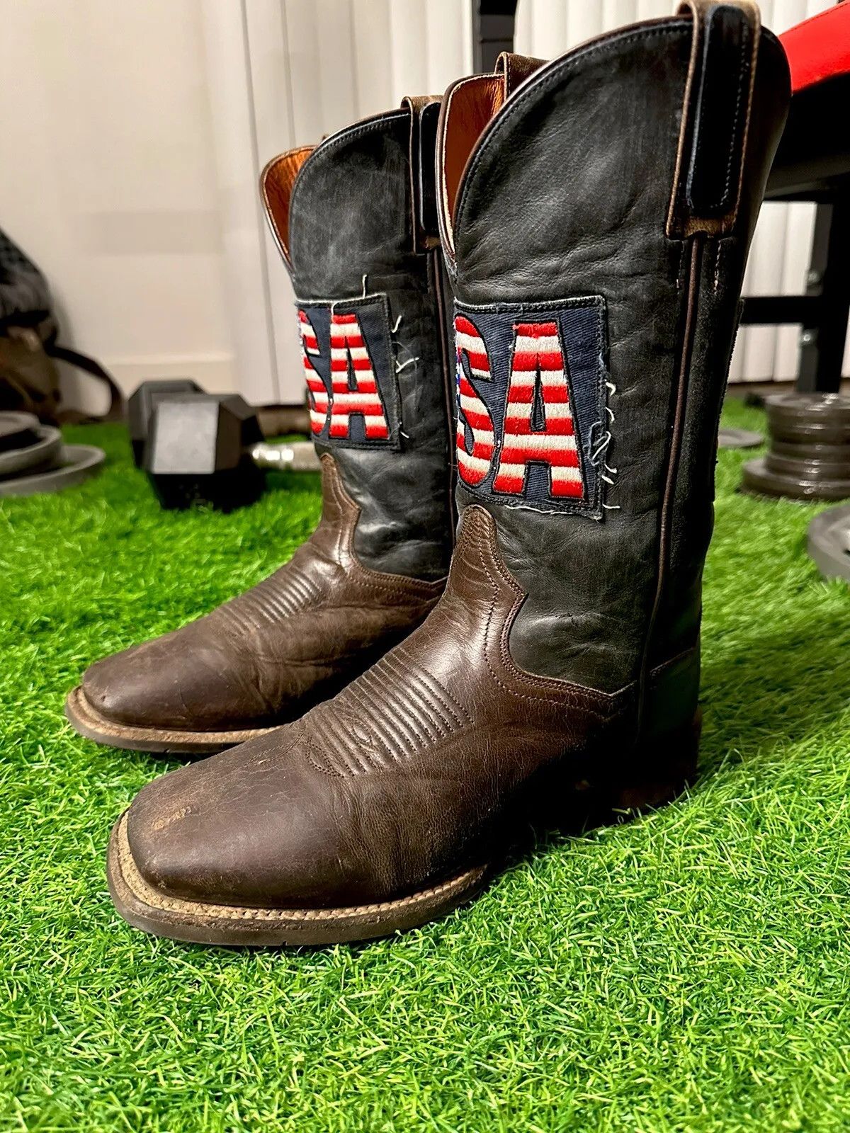Dan Post DAN POST USA SAND GOAT WESTERN COWBOY BOOTS Size US 8 / EU 41 - 7 Thumbnail