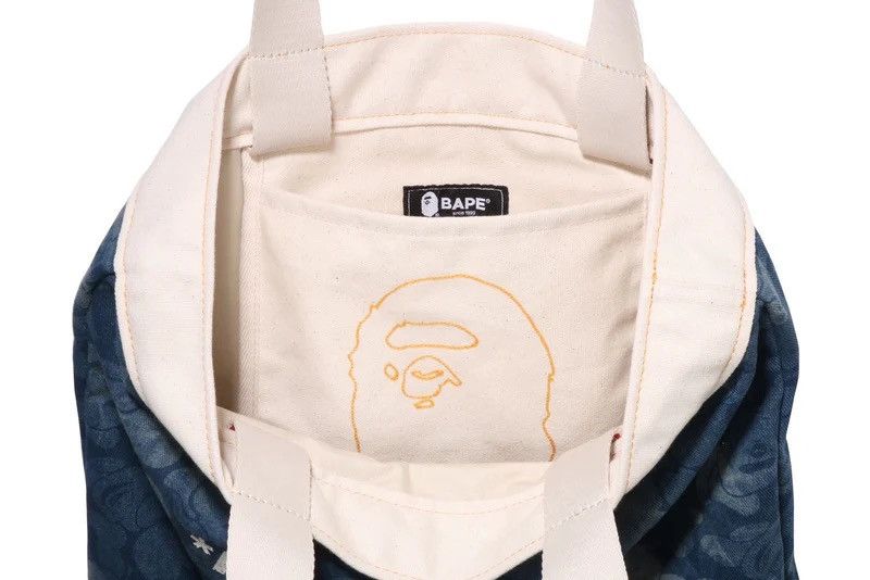 Bape Bape Denim Tote Bag Size ONE SIZE - 5 Thumbnail