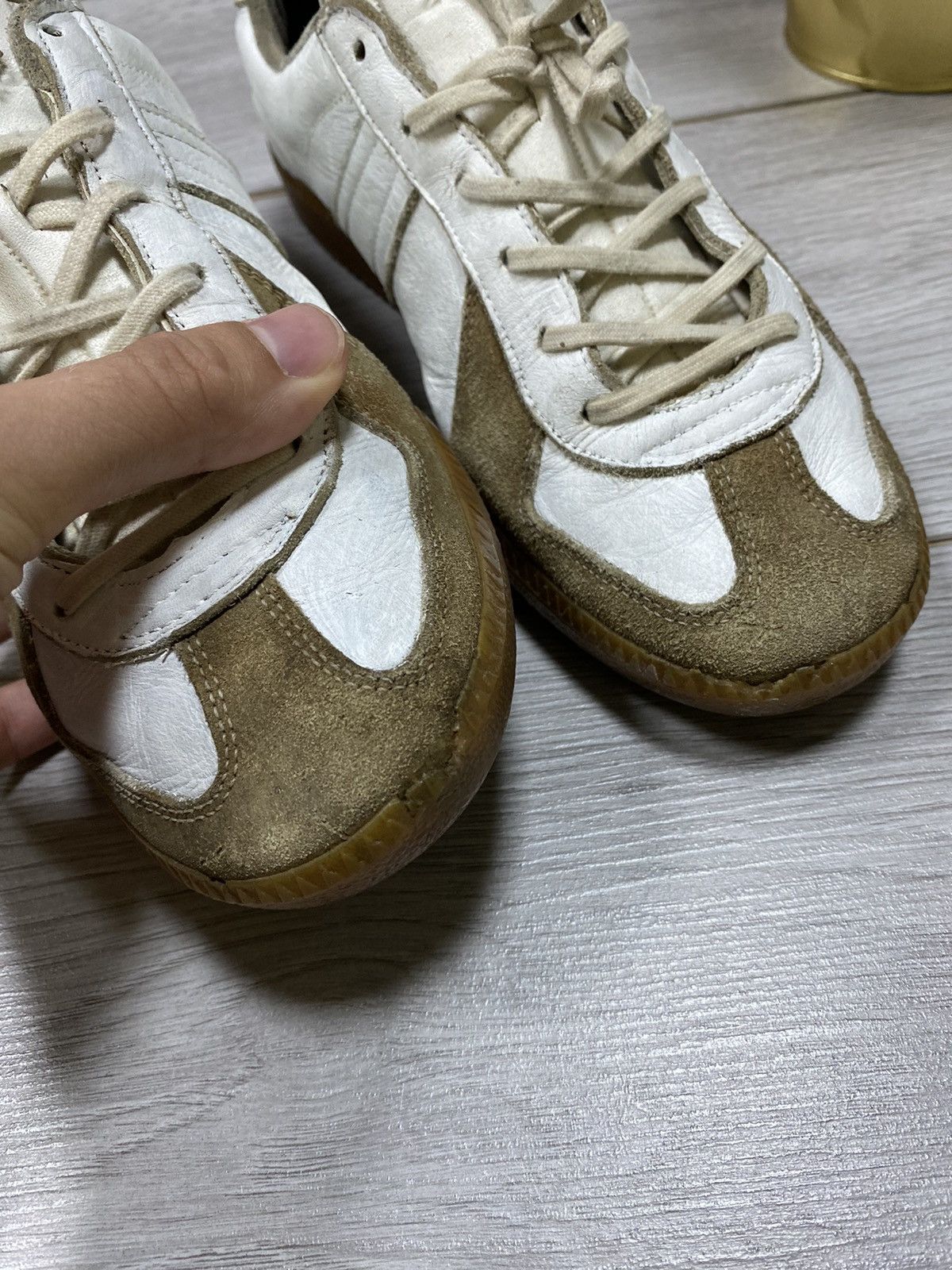 Vintage GAT Margiela style BW-sport 260 leather trainers shoes Size US 7.5 / EU 40-41 - 9 Thumbnail