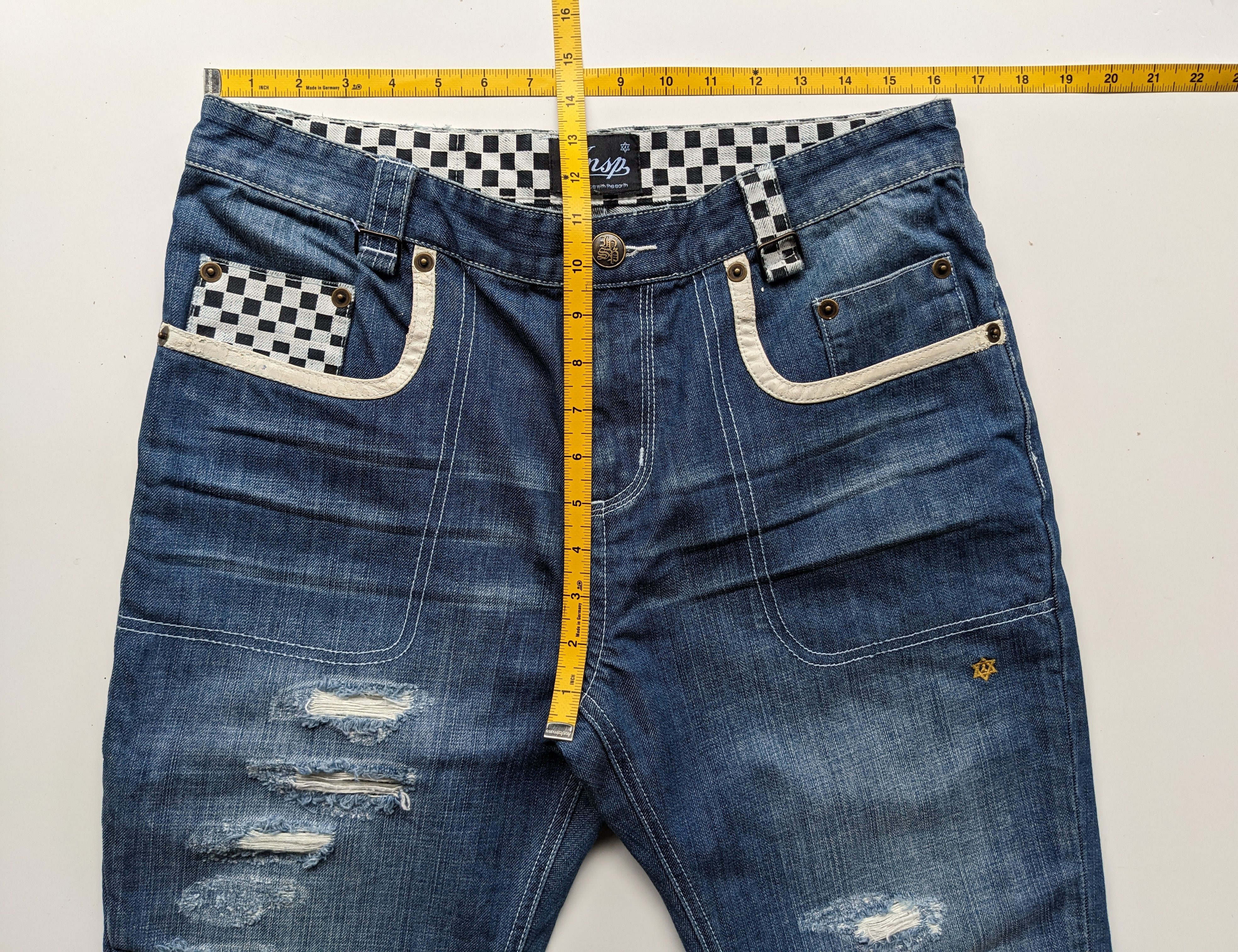 Japanese Brand × Jean × Le Grande Bleu (L.G.B.) Inspiration curve leg jeans Size US 33 - 13 Thumbnail