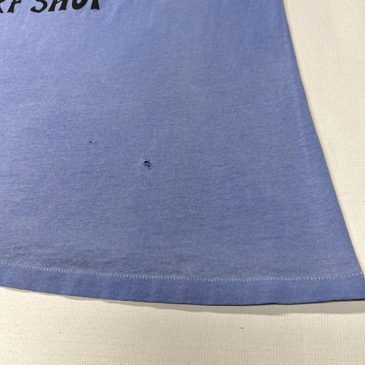 Vintage VTG Surf Shop Tee Shirt Blue Oneita Faded Single Stitch Size US XL / EU 56 / 4 - 13 Thumbnail