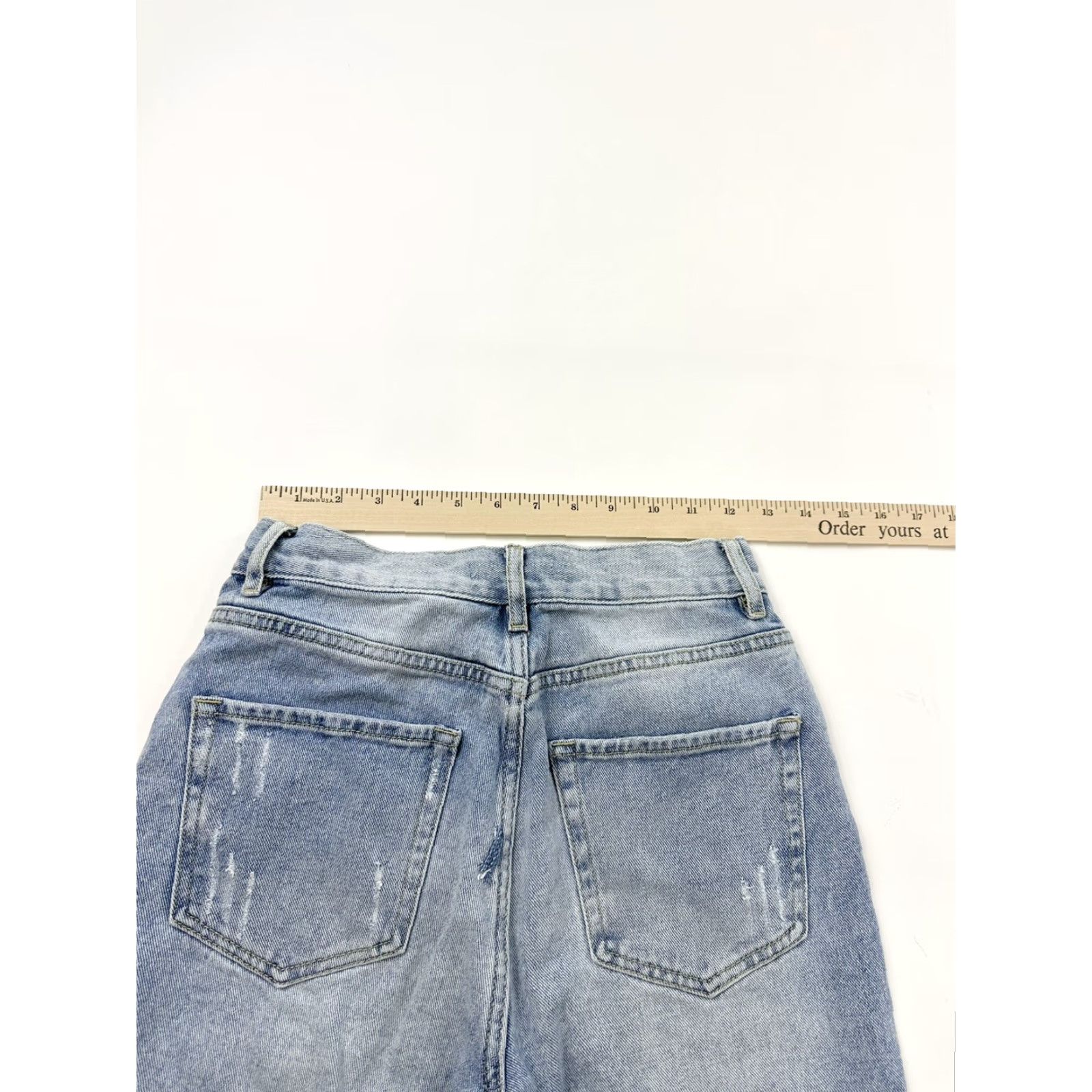 Pacsun VINTAGE PacSun Jeans 26 Blue Distressed High Rise Straight Womens Jeans 26 Blue Distressed High Rise Straight Size 26" / US 2 / IT 38 - 7 Thumbnail