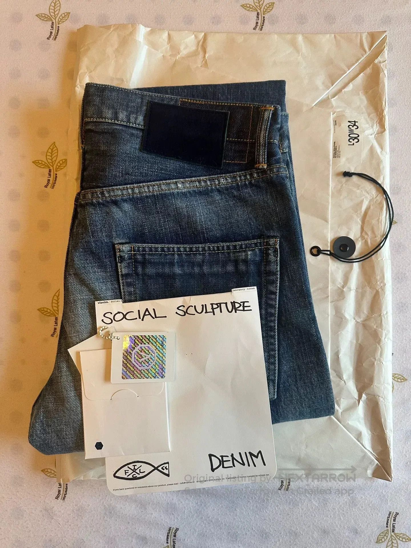 Visvim VISVIM Blue Distressed Denim Jeans W34L30. Size US 34 / EU 50 - 7 Thumbnail