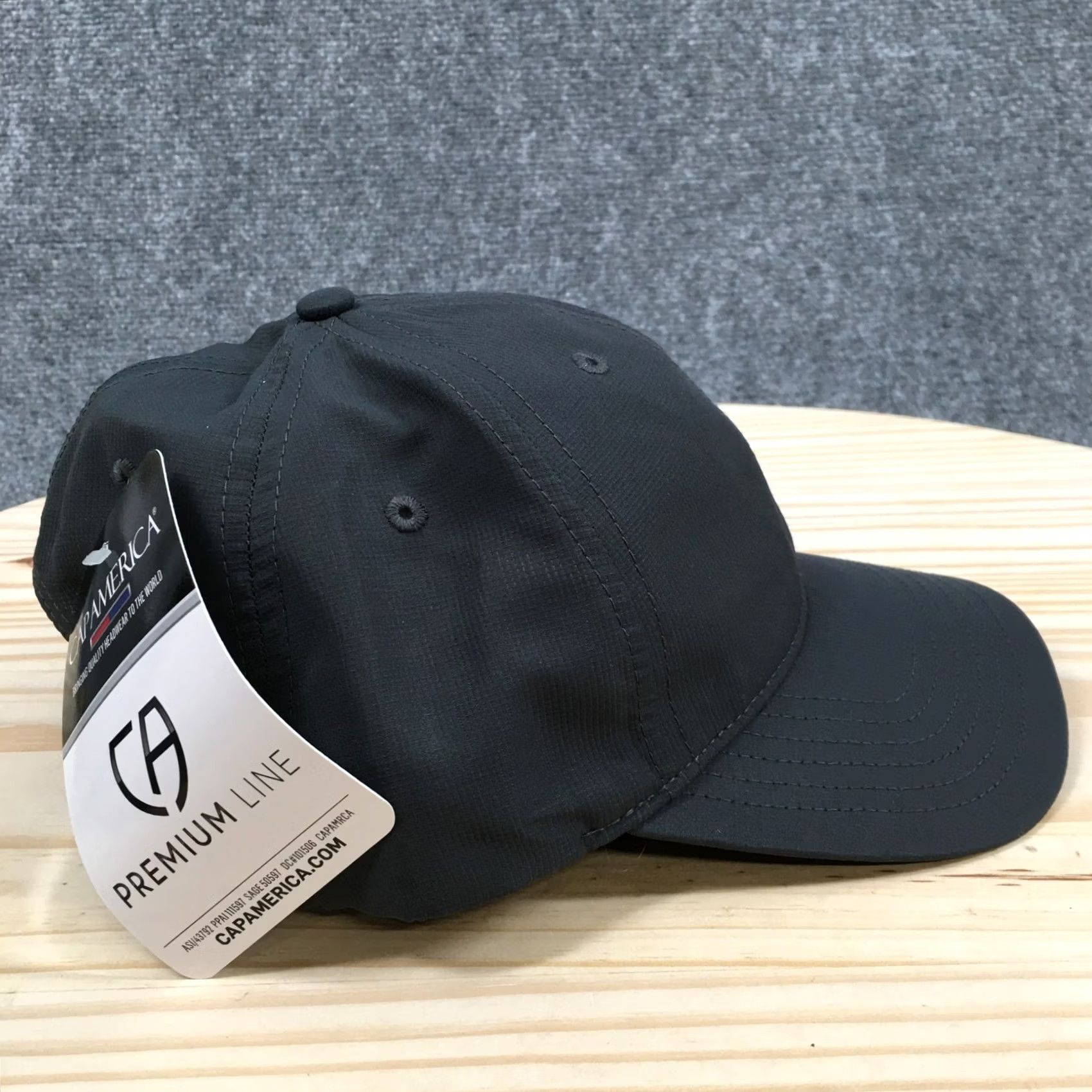 Vintage Anytime Fitness Cap America Baseball Cap Womens Gray OS Adjustable Curved Brim Size ONE SIZE - 6 Thumbnail