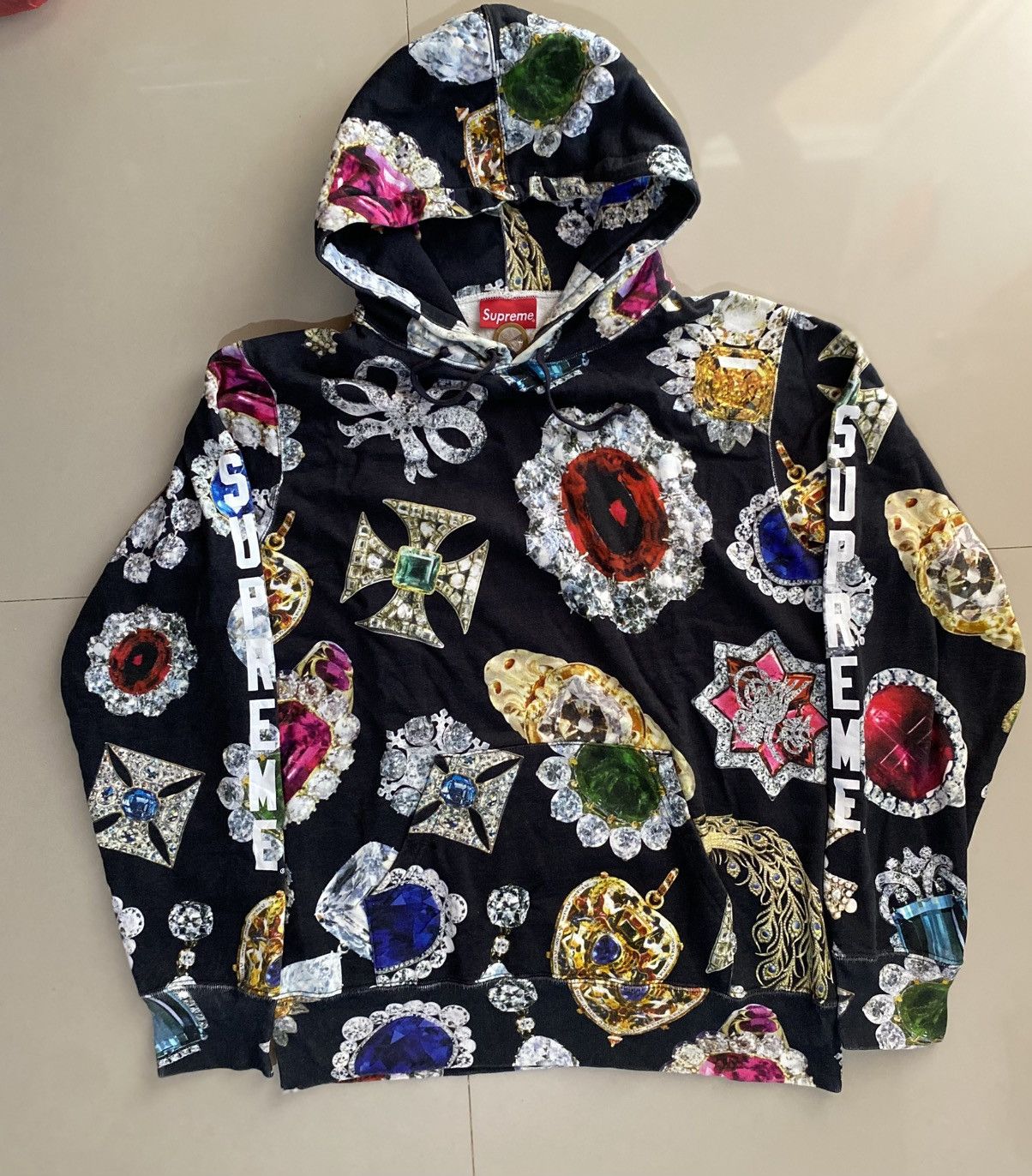 Supreme Supreme Jewels Hooded Sweatshirt in black Size US M / EU 48-50 / 2 - 1 Thumbnail