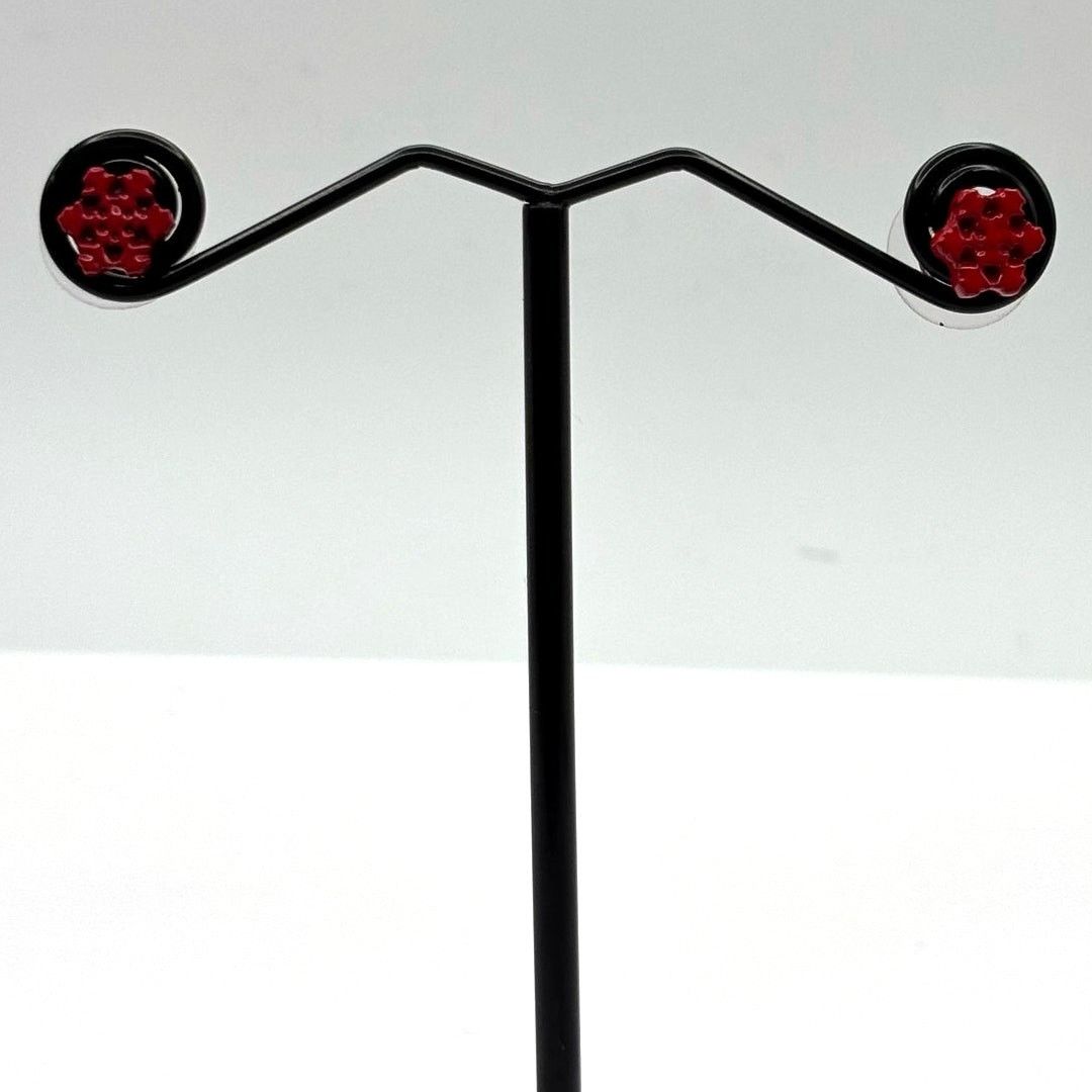 Other Red Snowflake Earrings Size ONE SIZE - 2 Thumbnail