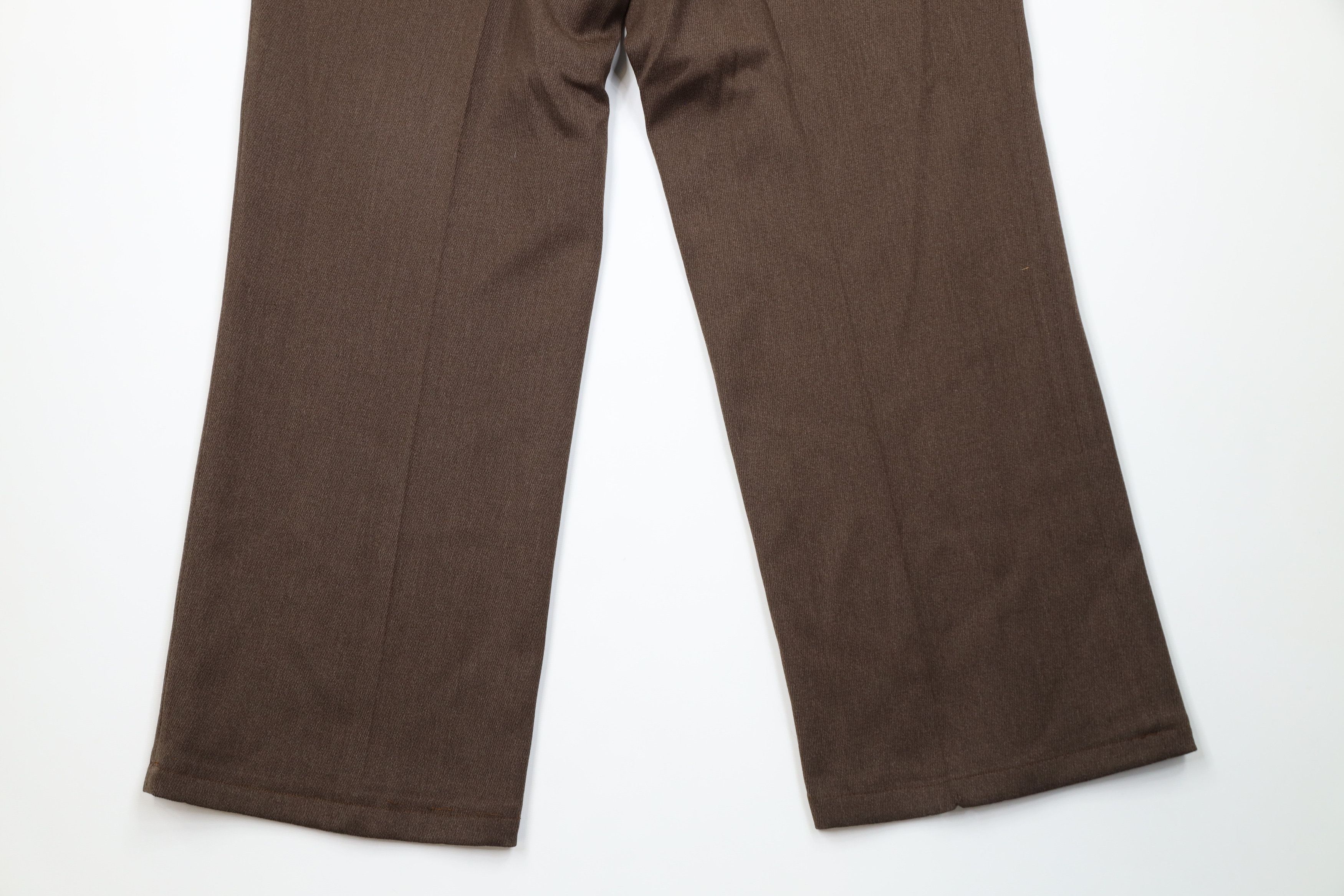 Vintage Vintage 90s Streetwear Knit Wide Leg Chino Pants Brown Size US 38 / EU 54 - 15 Thumbnail