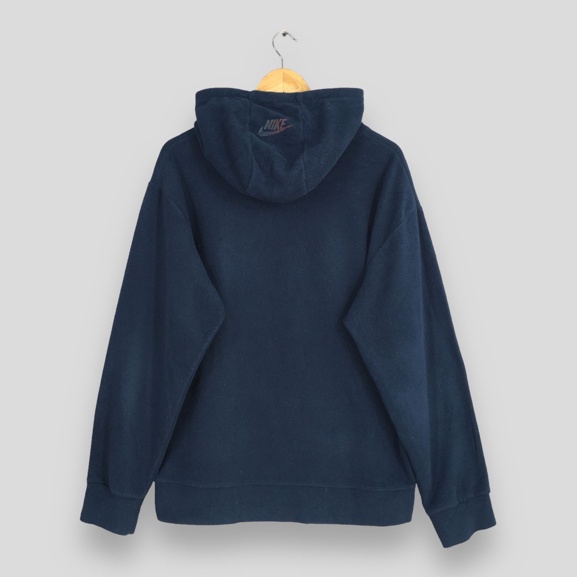 Nike × Nike ACG Vintage 90's Nike Swoosh Blue Hoodie Sweatshirts Large Size US L / EU 52-54 / 3 - 6 Thumbnail