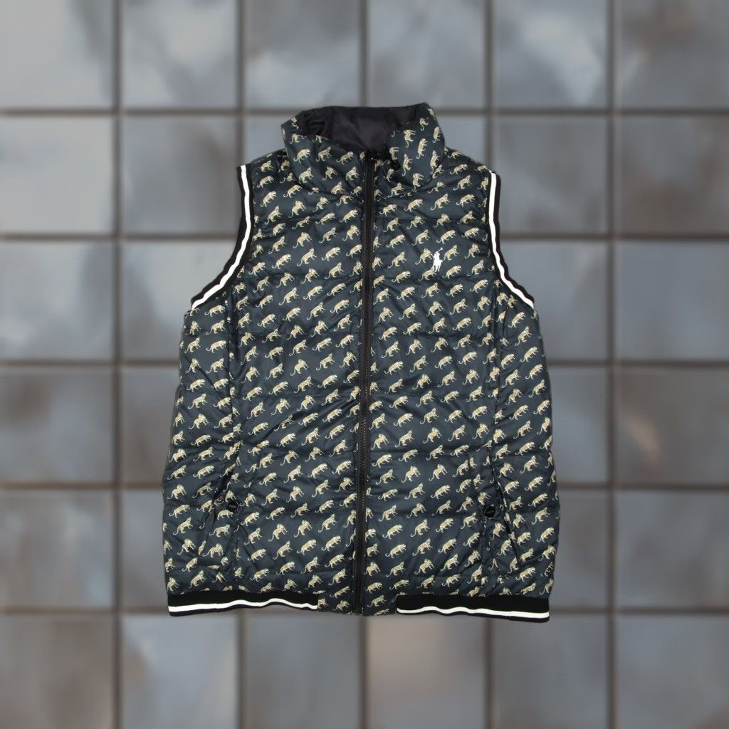 Polo Ralph Lauren Polo Ralph Lauren Reversible Puffer Vest Women Small Cheetah Print Down Jacket Size S / US 4 / IT 40 - 1 Thumbnail