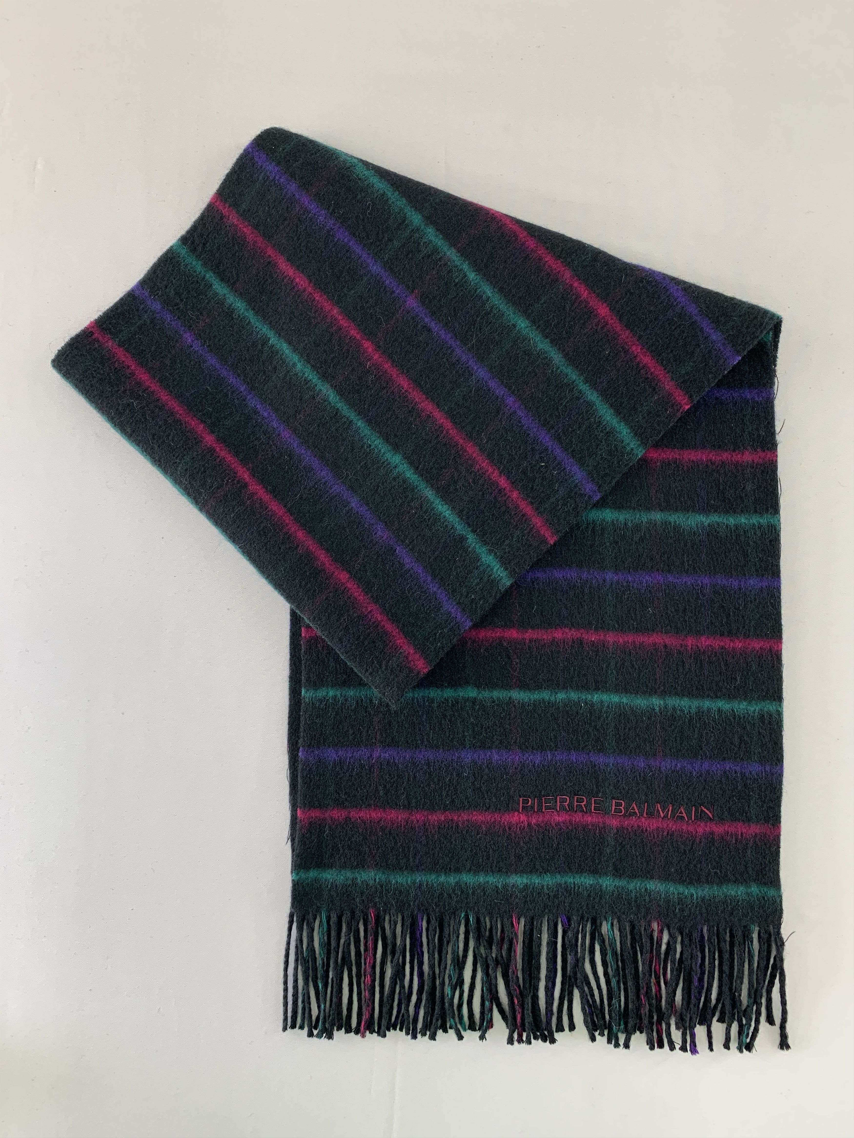 Pierre Balmain Pierre Balmain Scarf Wool Muffler Neck Wrap BL4286 Size ONE SIZE - 2 Thumbnail