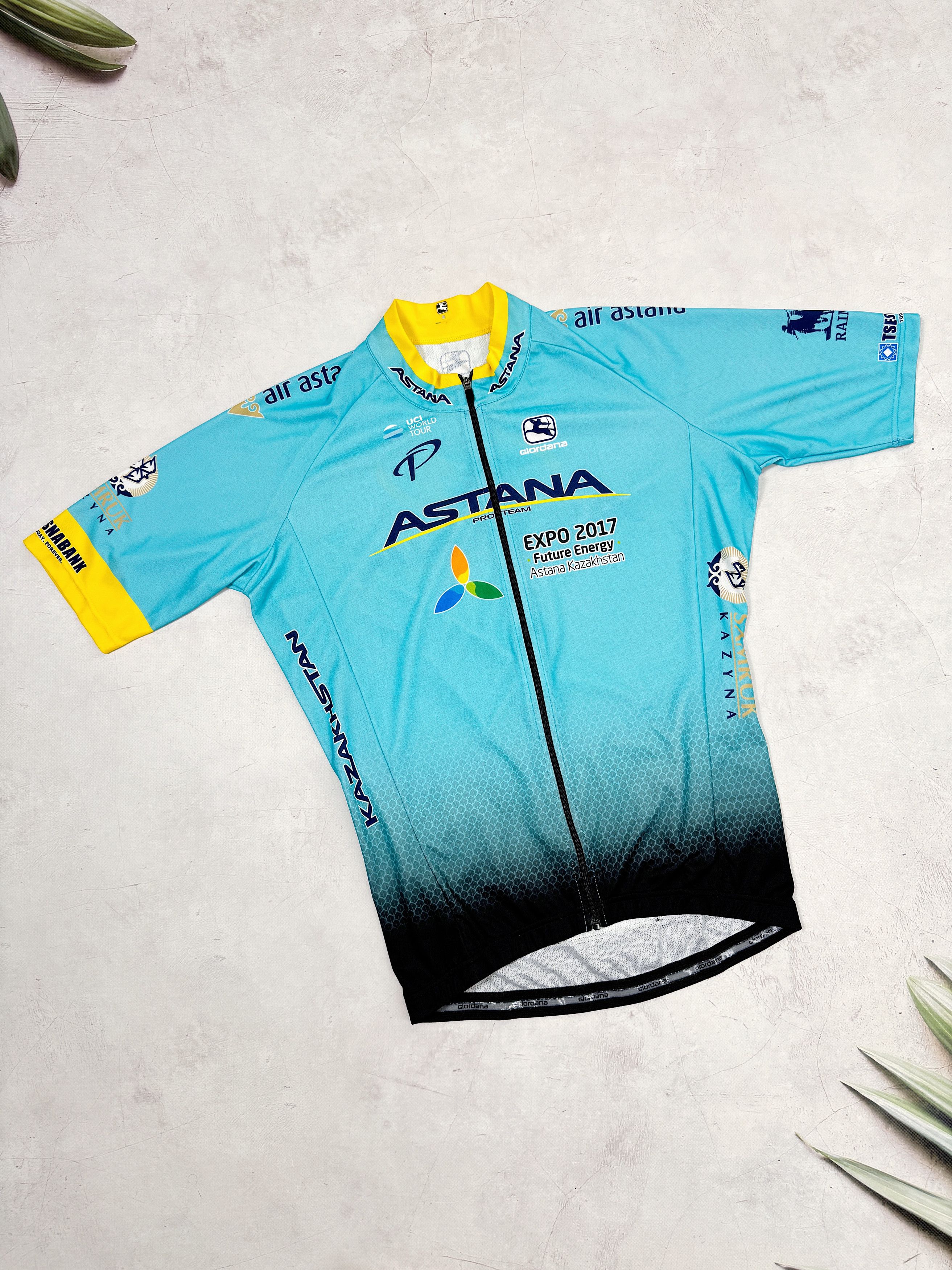 Giordana Cycling Jersey Kazakhstan Astana UCI 2017