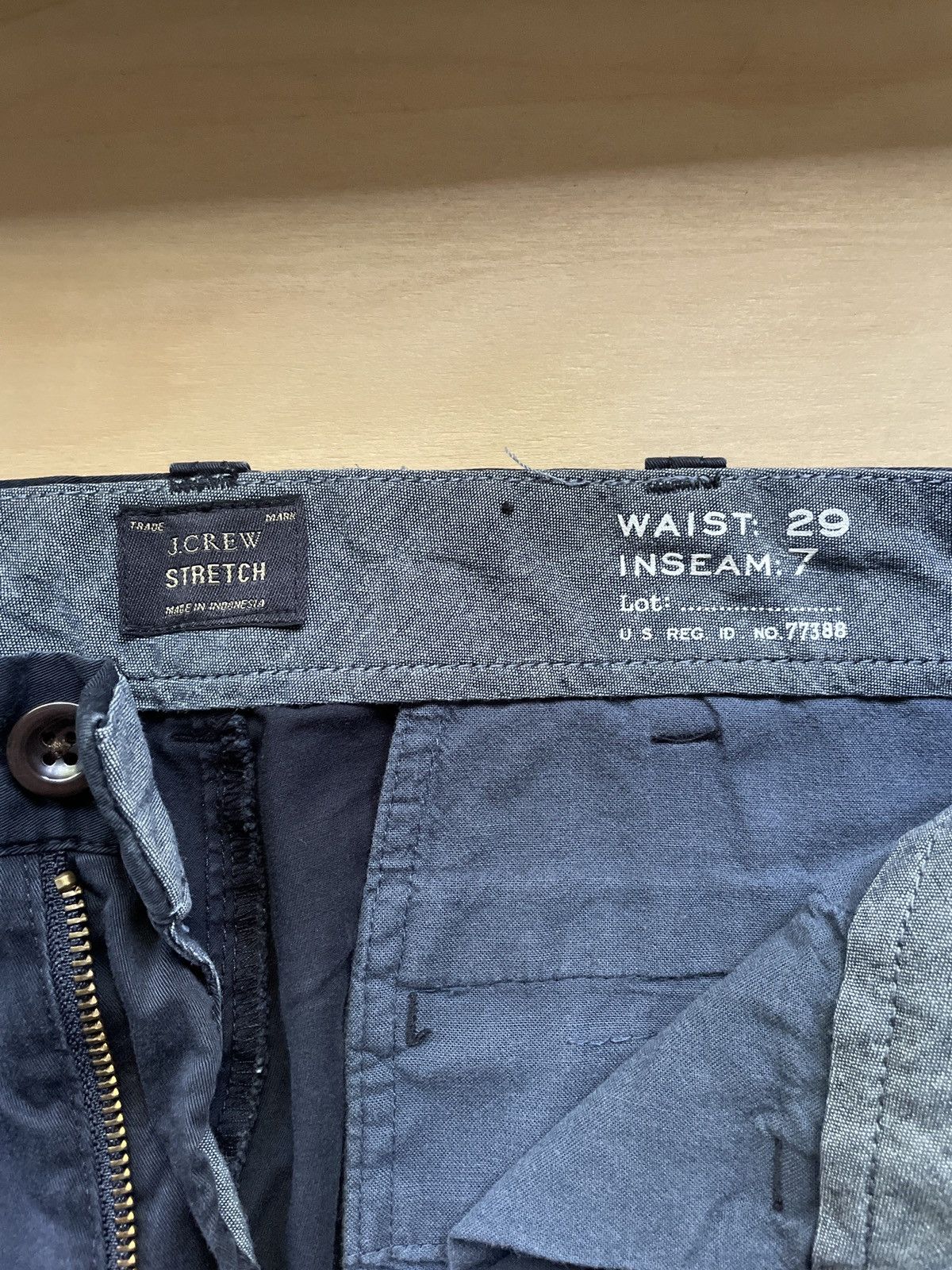 J.Crew Navy chino shorts Size US 29 - 4 Thumbnail