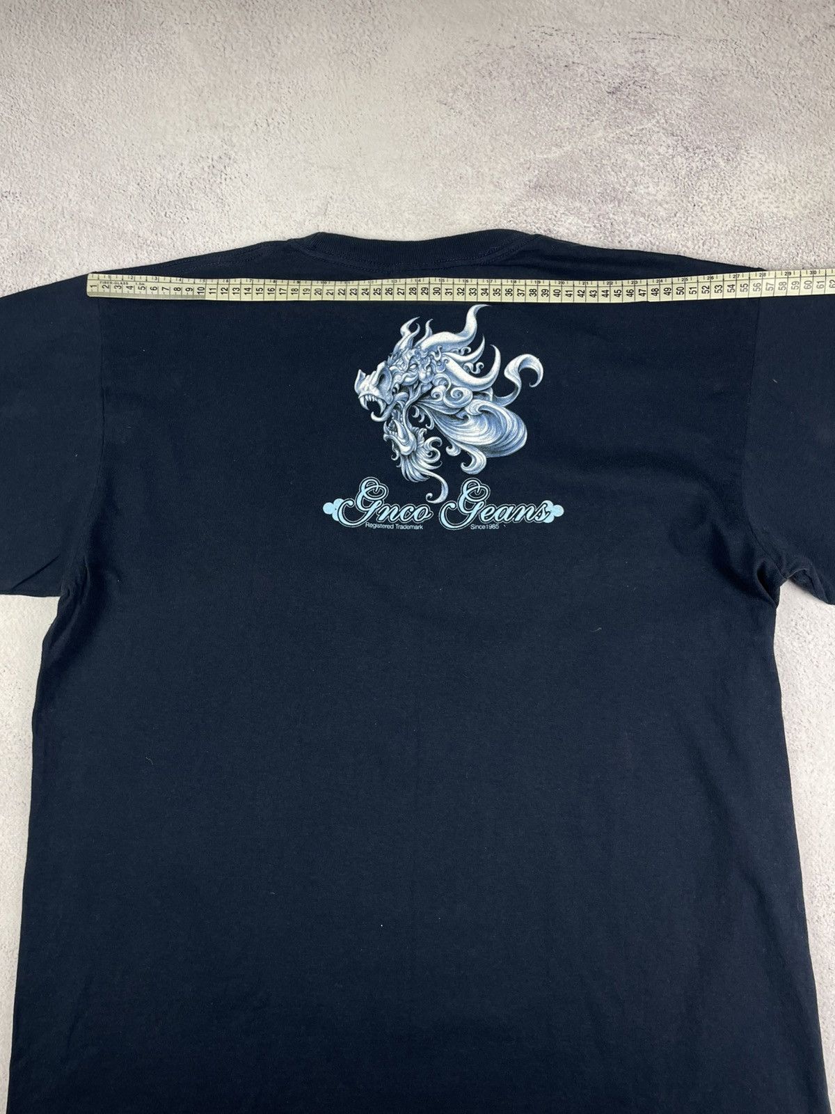 JNCO JNCO Jeans Shirt Navy Dragon 90s Graphics Double Sided Y2K Size US XL / EU 56 / 4 - 11 Thumbnail