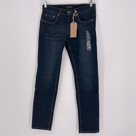 Ring of Fire Slim Fit Dark Wash Jeans Men’s 30” x 30” Blue