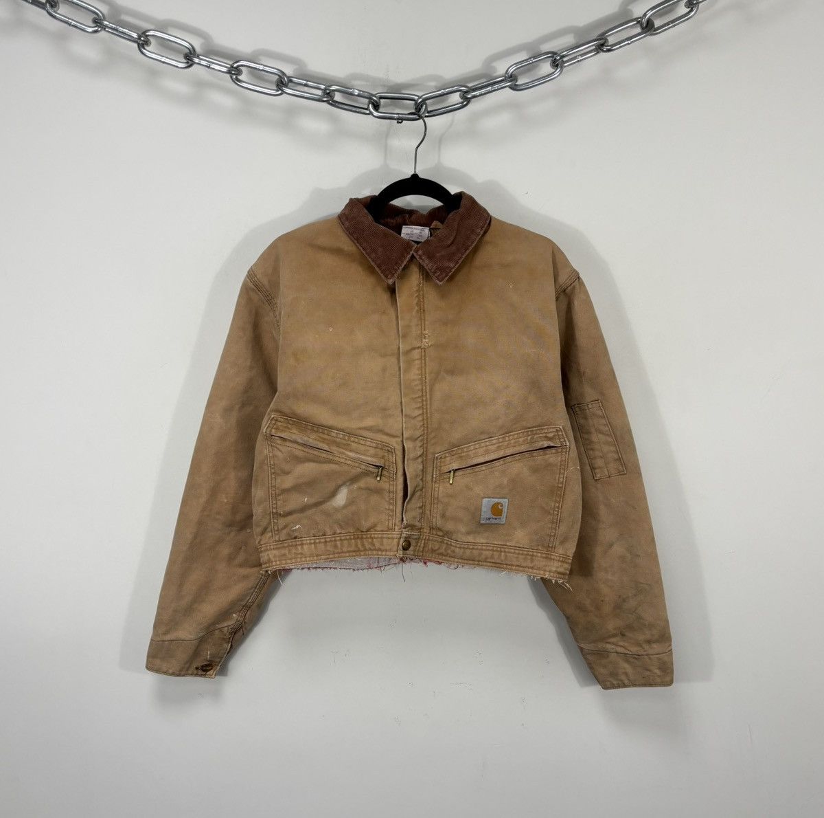 Carhartt Vintage Carhartt USA Faded Workwear Hype Boxy Cropped Jacket Size US M / EU 48-50 / 2 - 1 Thumbnail
