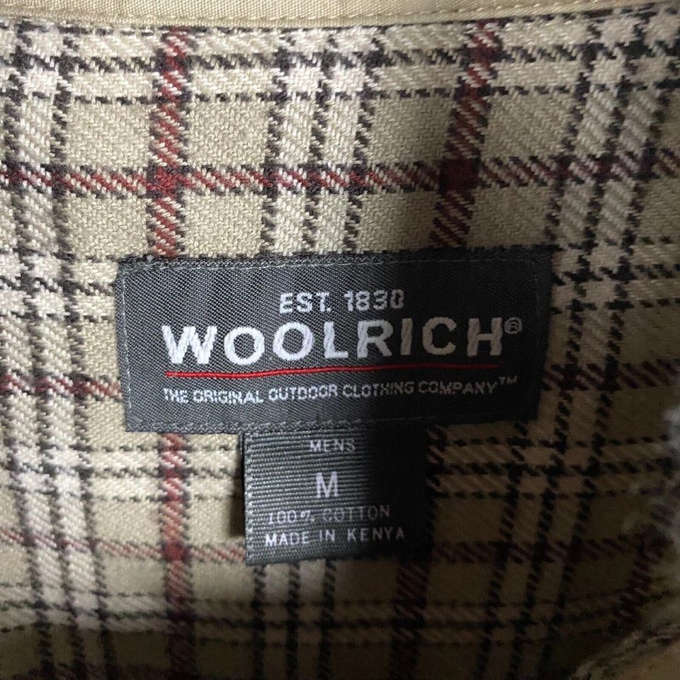 Other Woolrich Flannel Shirt Men's Medium Button Down Cotton M Size US M / EU 48-50 / 2 - 2 Thumbnail