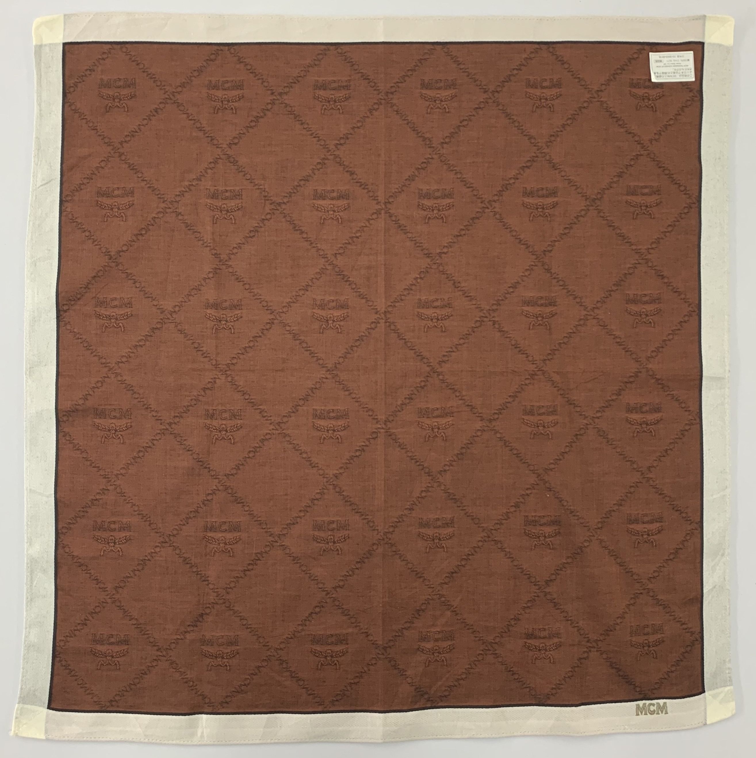 MCM MCM Handkerchief Bandana Pocket Square TC1332 Size ONE SIZE - 2 Thumbnail