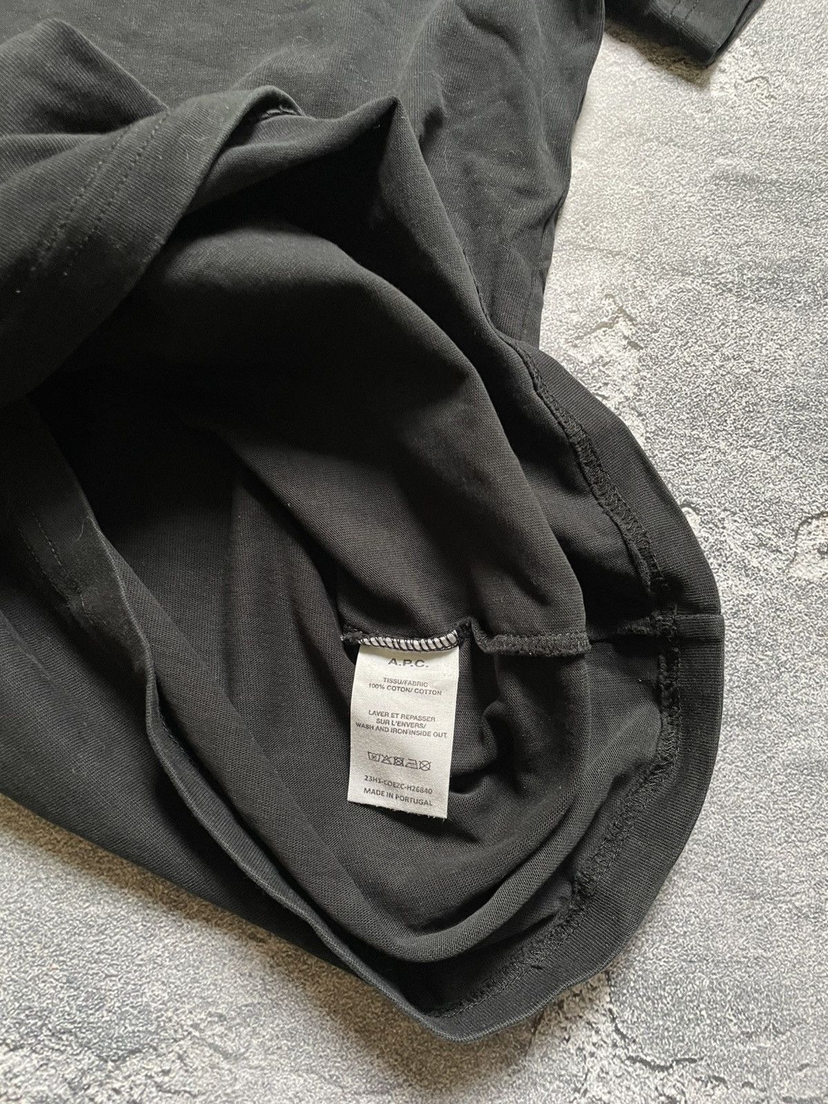A.P.C. × Japanese Brand × Vintage Vintage A.P.C. Rue Madame Paris Mini Logo T Shirt Y2K Rare Size US XXL / EU 58 / 5 - 6 Thumbnail