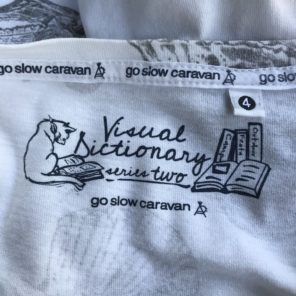 go slow caravan Go Slow Caravan Dinosaur Full Print Tee Go Slow Caravan Size US M / EU 48-50 / 2 - 13 Thumbnail