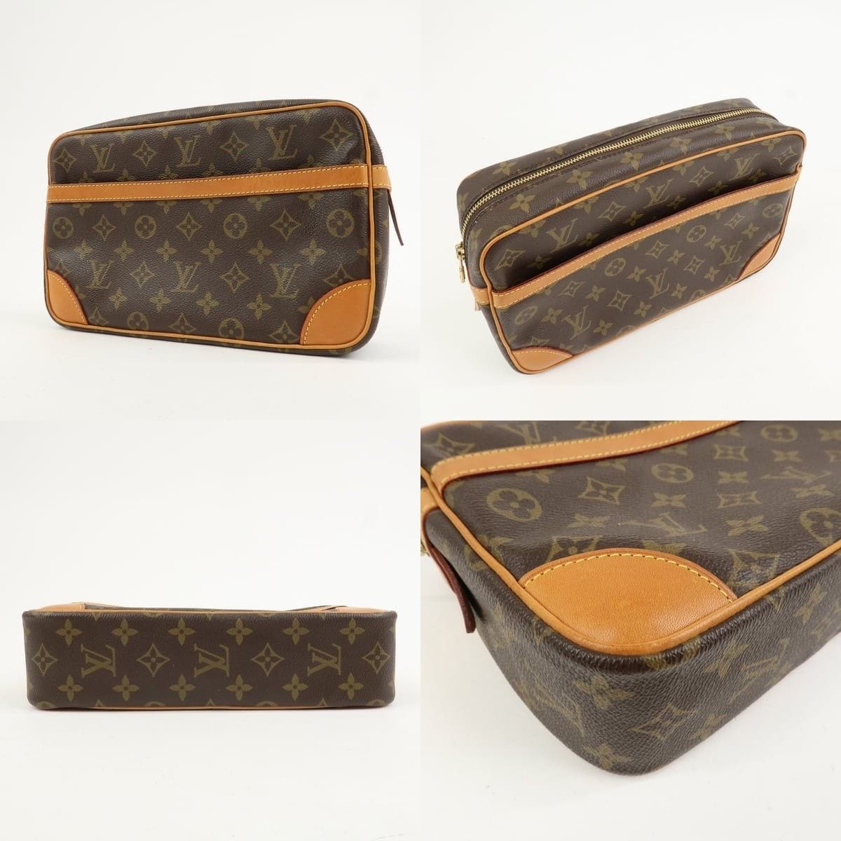 Louis Vuitton Louis Vuitton Monogram Compiegne 28 Pouch Clutch Size ONE SIZE - 3 Thumbnail