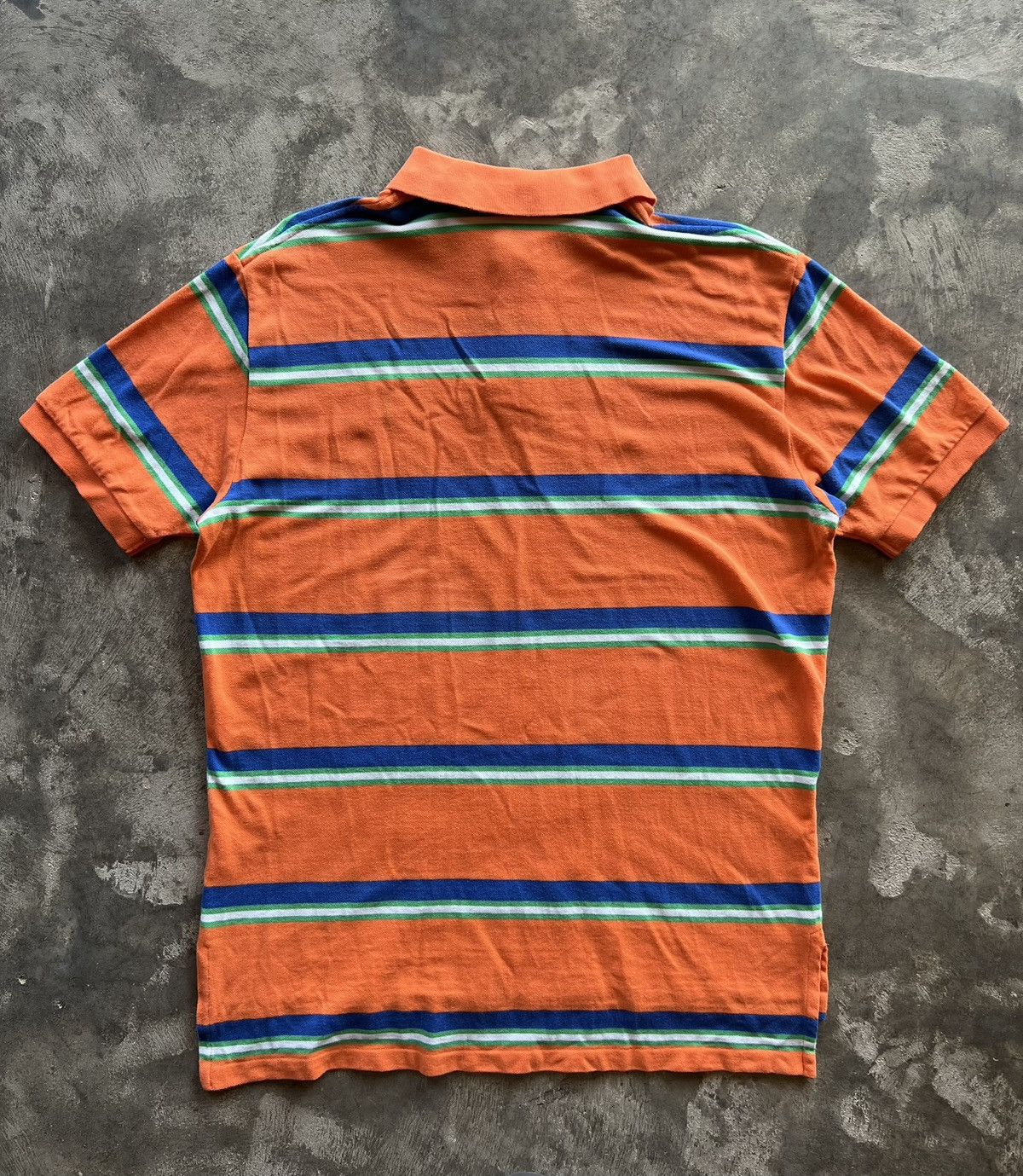 Polo Ralph Lauren Polo Ralph Lauren Orange Striped Shirt Size US L / EU 52-54 / 3 - 4 Thumbnail