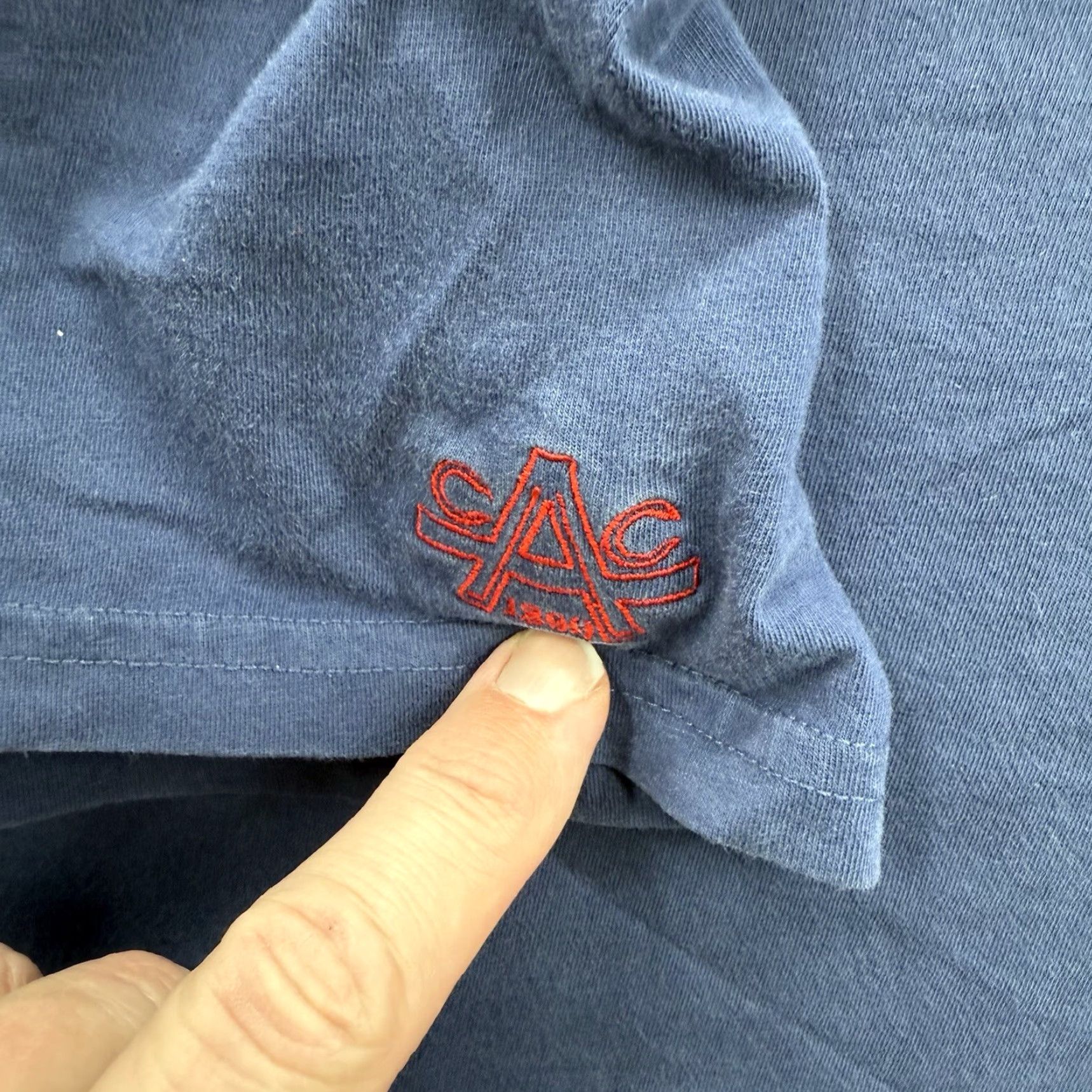 Vintage Criquet Polo Shirt Men 2XL Blue Organic Cotton Golf Preppy Logo Short Sleeve Casual Slimming Regular Size 2XL Mens Size US XXL / EU 58 / 5 - 3 Thumbnail