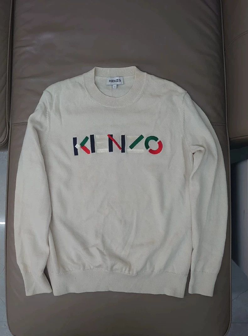 Kenzo Kenzo Men's Pure Wool Sweater - dmc Size US S / EU 44-46 / 1 - 1 Thumbnail