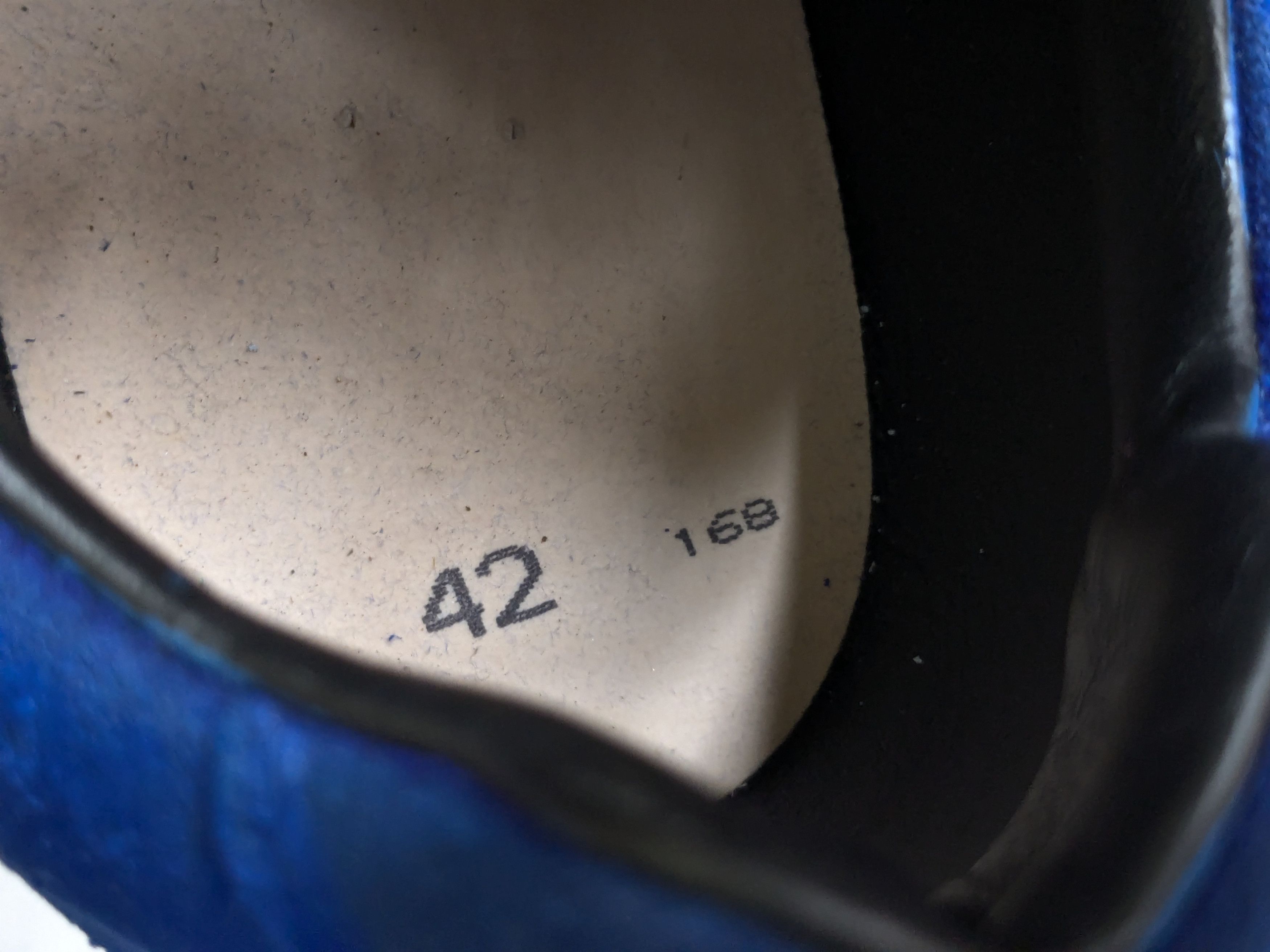 Maison Margiela Maison Margiela GAT Replica Blue 9 42 Felt Leather Low Size US 9 / EU 42 - 9 Thumbnail