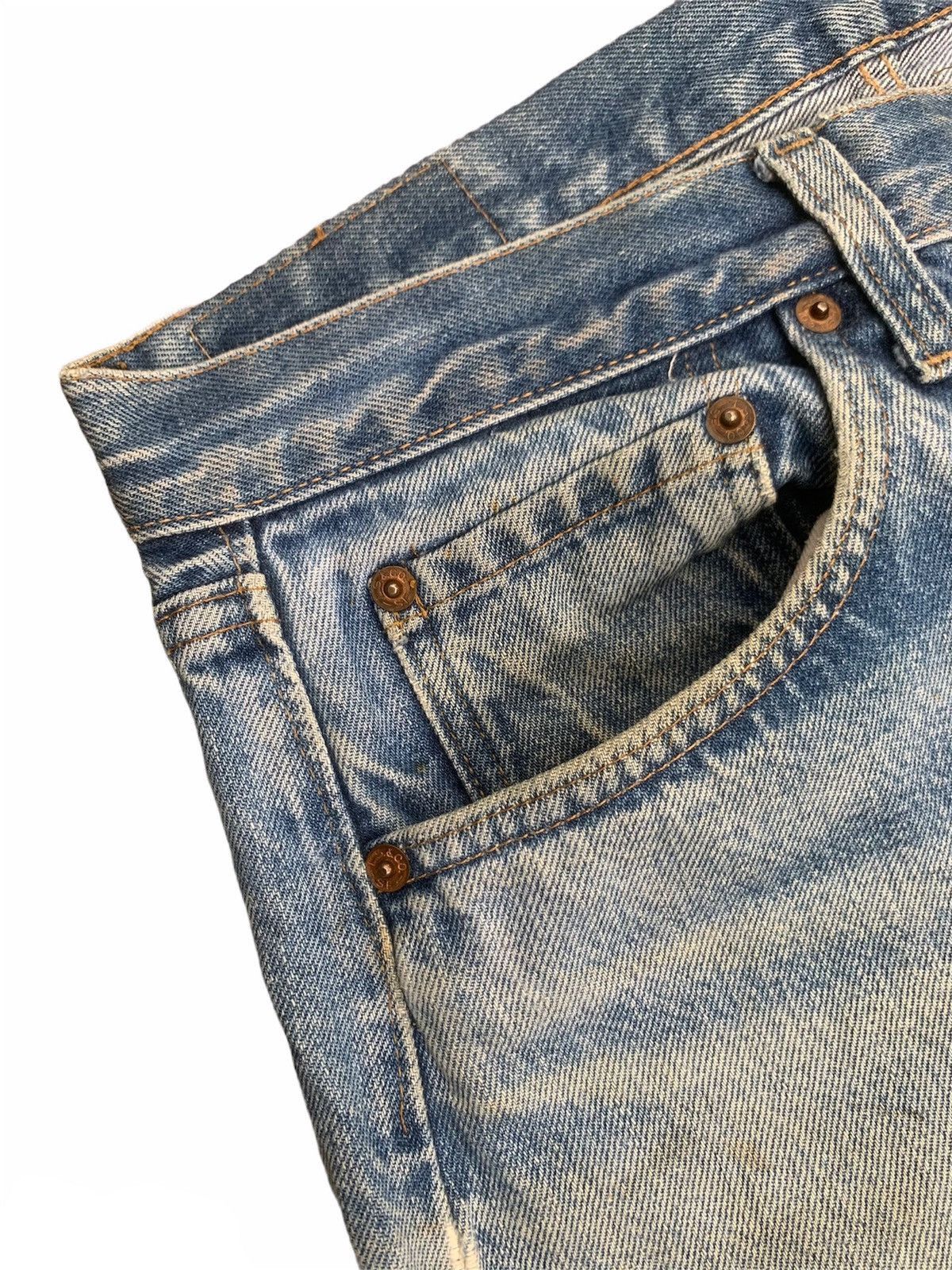 Levi's Vintage 80s Levi's 501 Selvedge Made in USA Distressed Denim Size US 33 - 11 Thumbnail