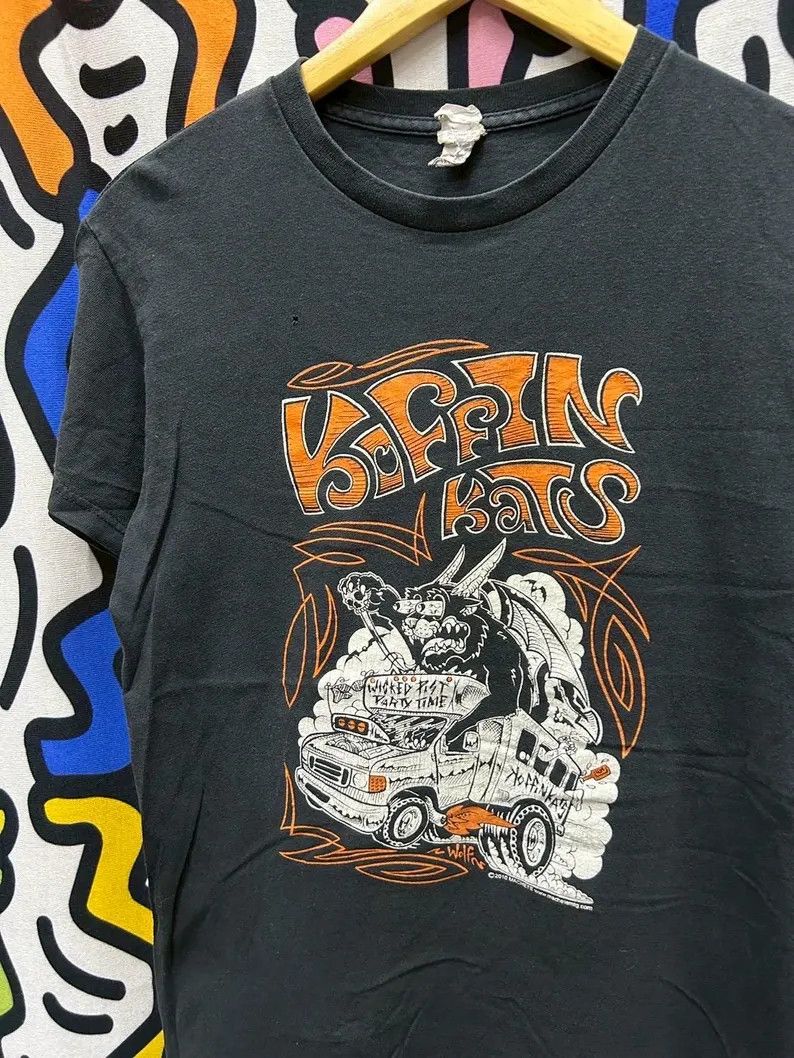 Vintage Vintage 2000s Koffin Kats Band tshirt size S Size US S / EU 44-46 / 1 - 1 Thumbnail