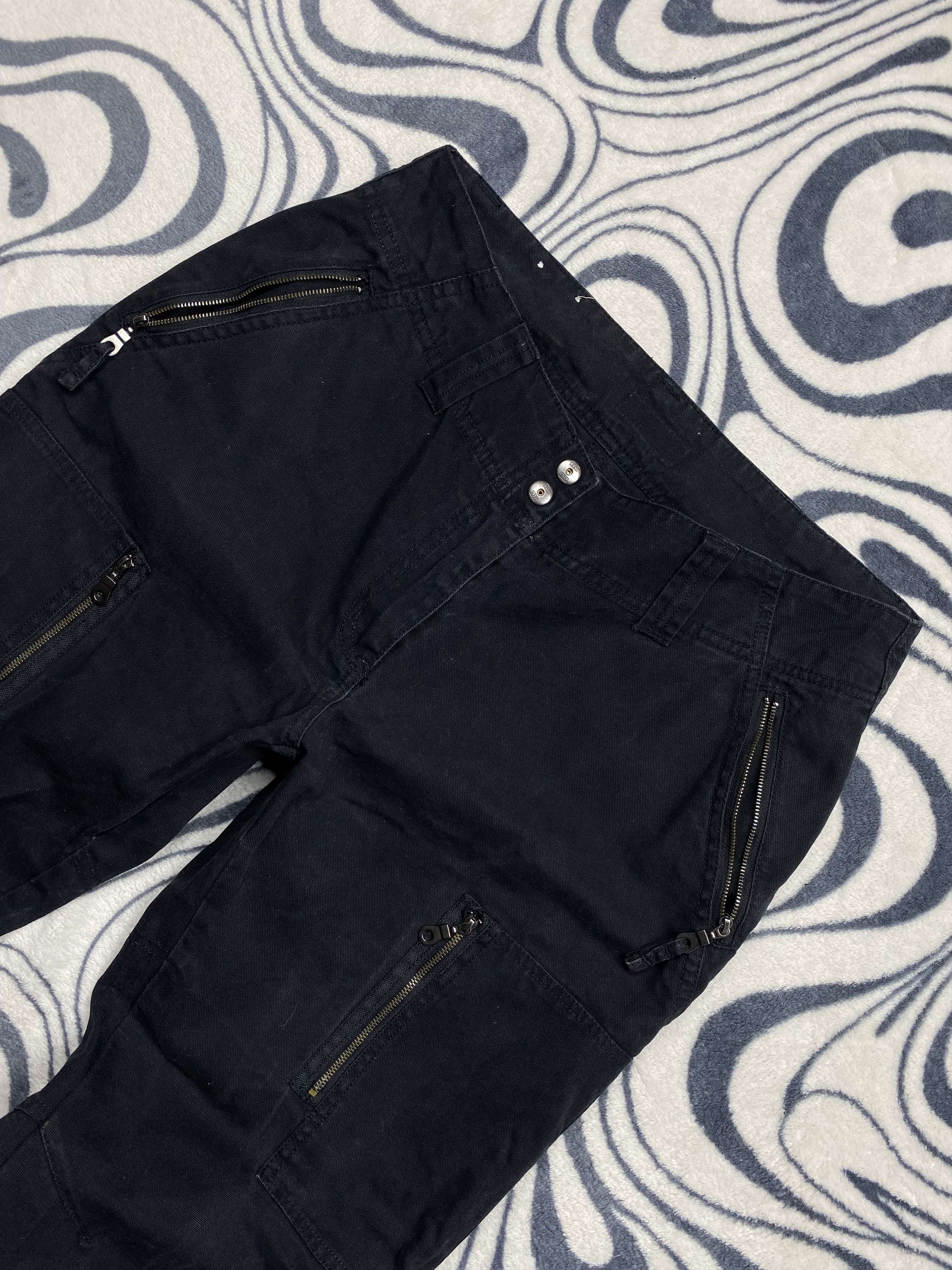 20471120 Vintage Cargo Bondage Parachute Pants Y2K Size US 32 / EU 48 - 2 Thumbnail