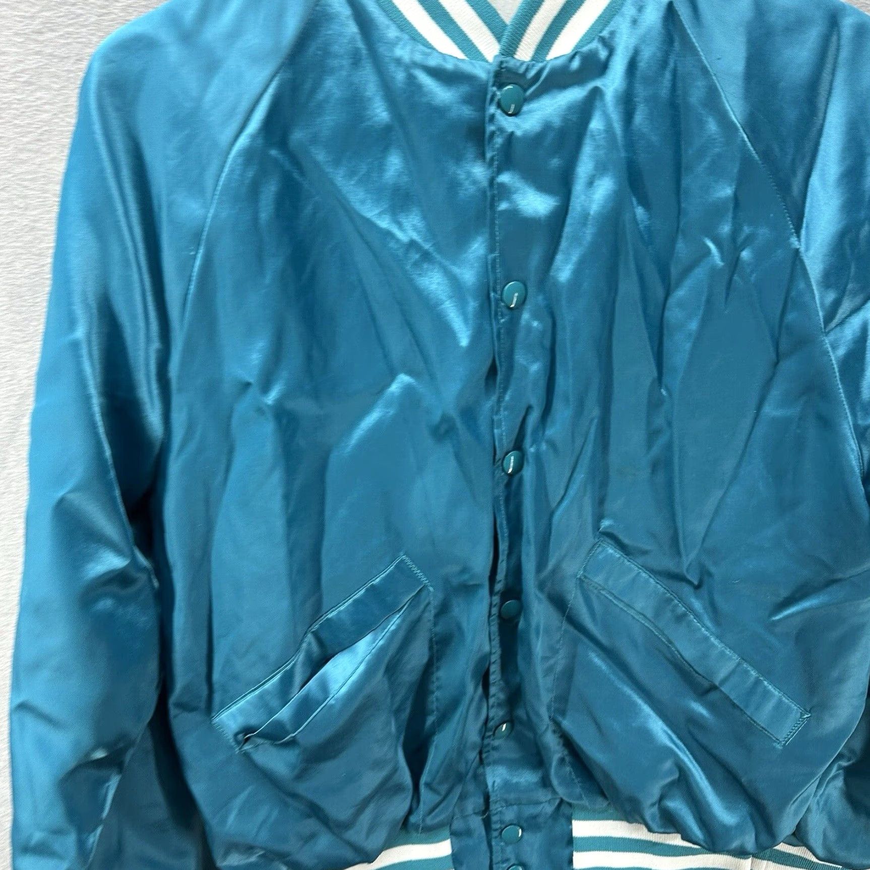 Vintage VINTAGE King Louie Pro Fit Jacket Men M Nylon Snap Up USA Cholla Bomber Blue Size US M / EU 48-50 / 2 - 2 Thumbnail