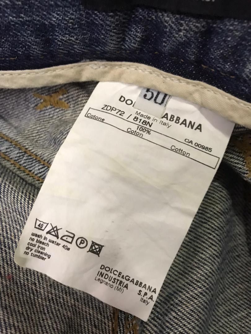 Dolce & Gabbana 💥Dolce&Gabbana Distressed Kurt Cobain Style Size US 34 / EU 50 - 12 Thumbnail