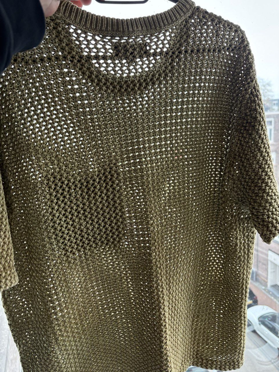 Stussy Stussy O'dyed Mesh Crew (Khaki) Size US L / EU 52-54 / 3 - 8 Thumbnail