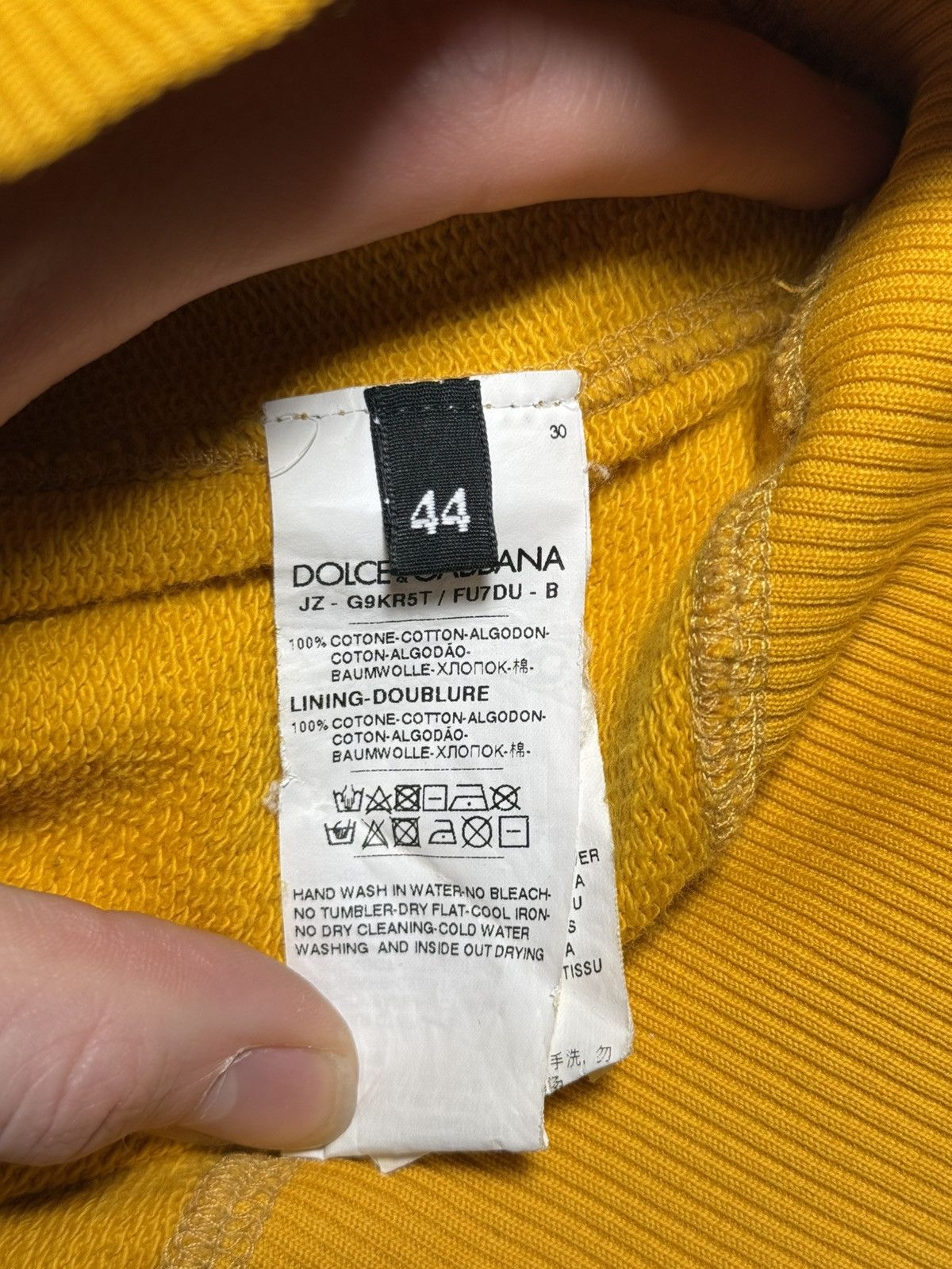 Dolce & Gabbana *RARE* Dolce & Gabbana Oversized Logo Hoodie Size US S / EU 44-46 / 1 - 8 Thumbnail