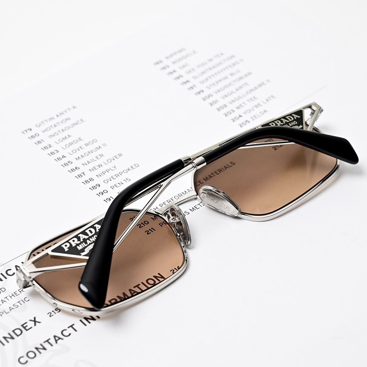 Prada PRADA 0PR A51S SUNGLASSES Size ONE SIZE - 11 Thumbnail