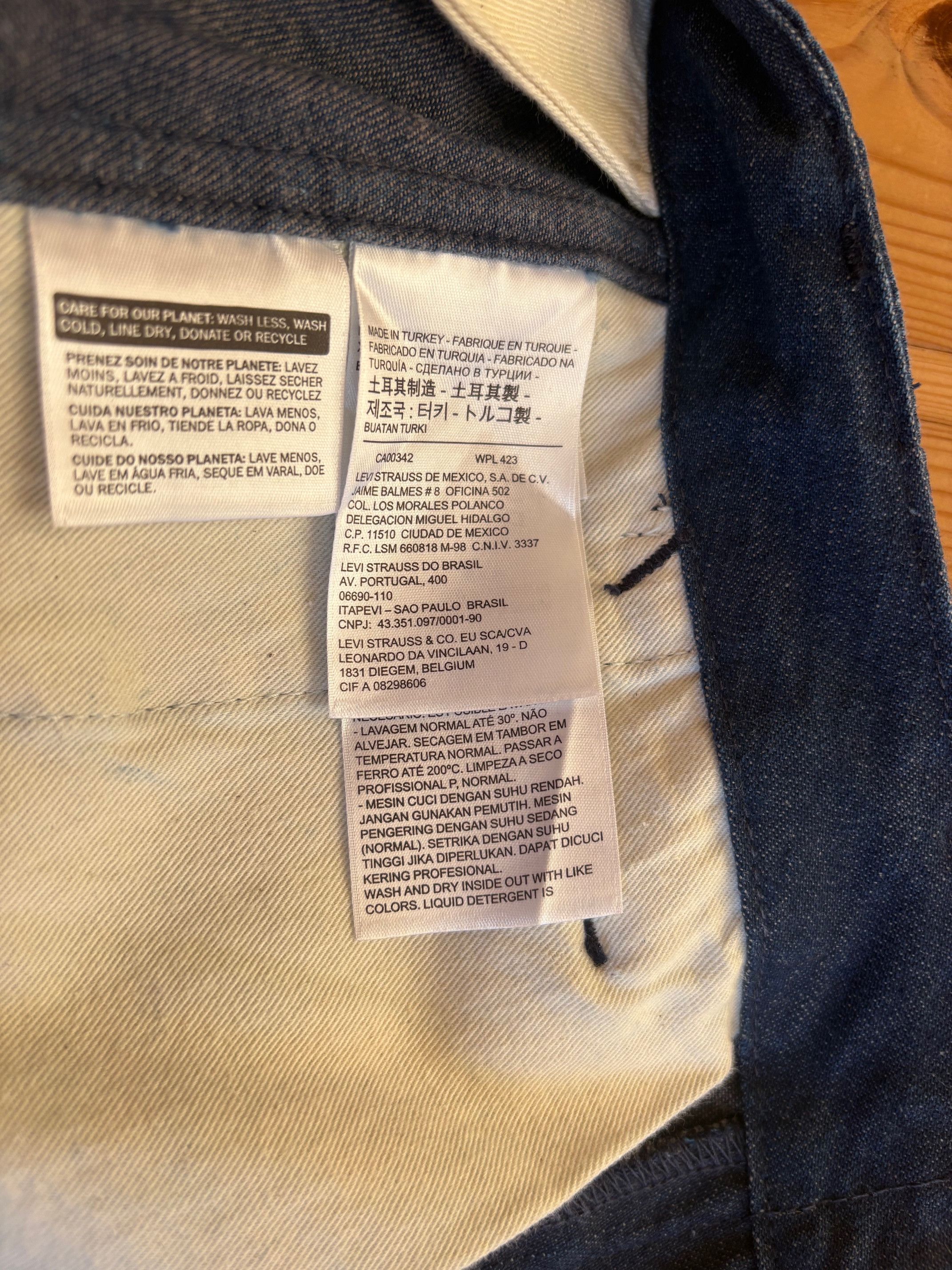 Levi's Vintage Clothing NWOT LVC 1920’s Balloon 32 Raw 2019 version denim jeans Size US 32 / EU 48 - 5 Thumbnail