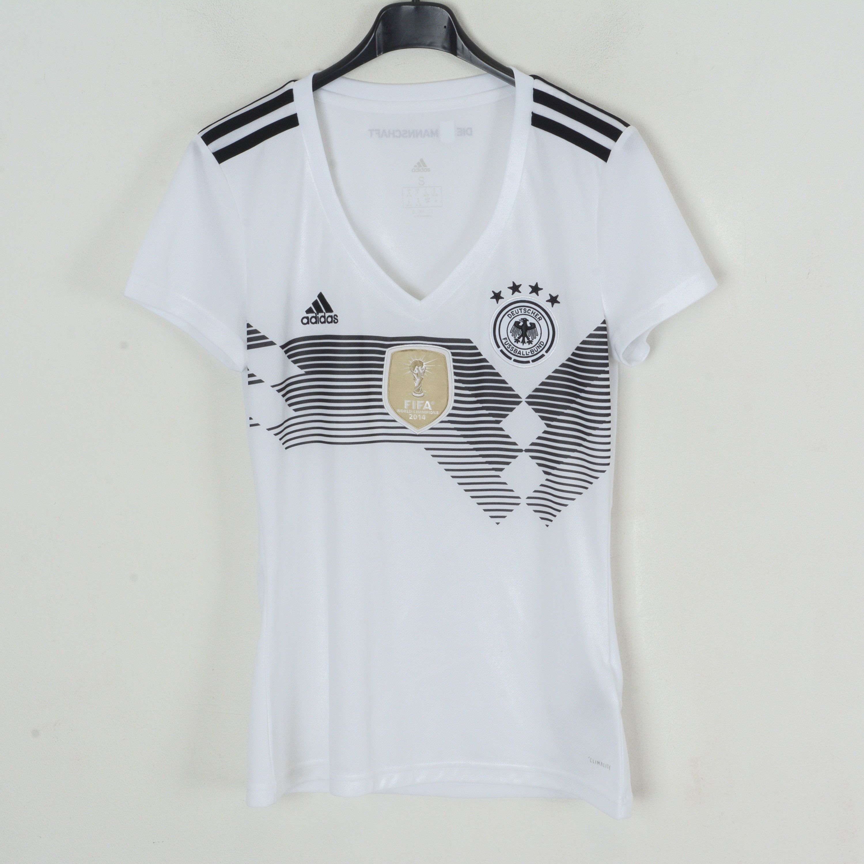 Adidas Germany Women S Football Soccer Home Jersey Shirt 2018 Kit Size S / US 4 / IT 40 - 1 Thumbnail