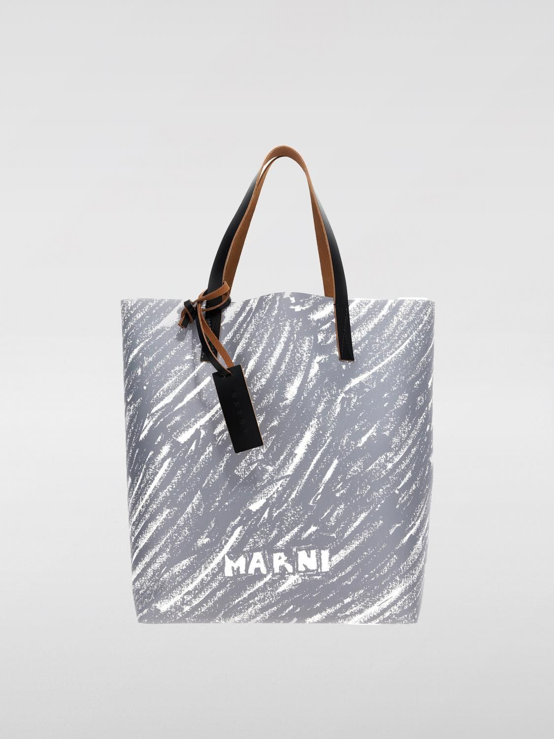 Marni o1f1d3z0825 Size: OS / Handle Bag in Grey/White Size ONE SIZE - 1 Thumbnail