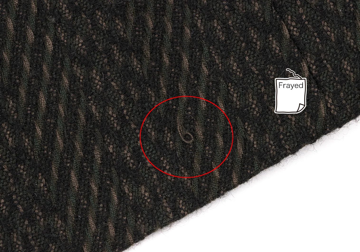 Issey Miyake Wool Patterned Jacket in Green and Black, Size L Size US L / EU 52-54 / 3 - 9 Thumbnail